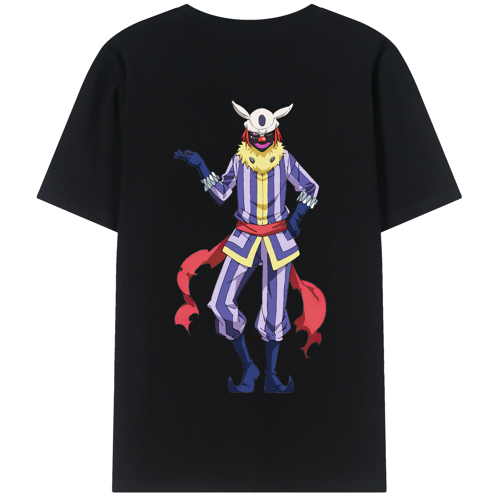 （画像用） 転スラ Regarding Reincarnated to Slime 綿100％半袖Tシャツ（背面プリント）
