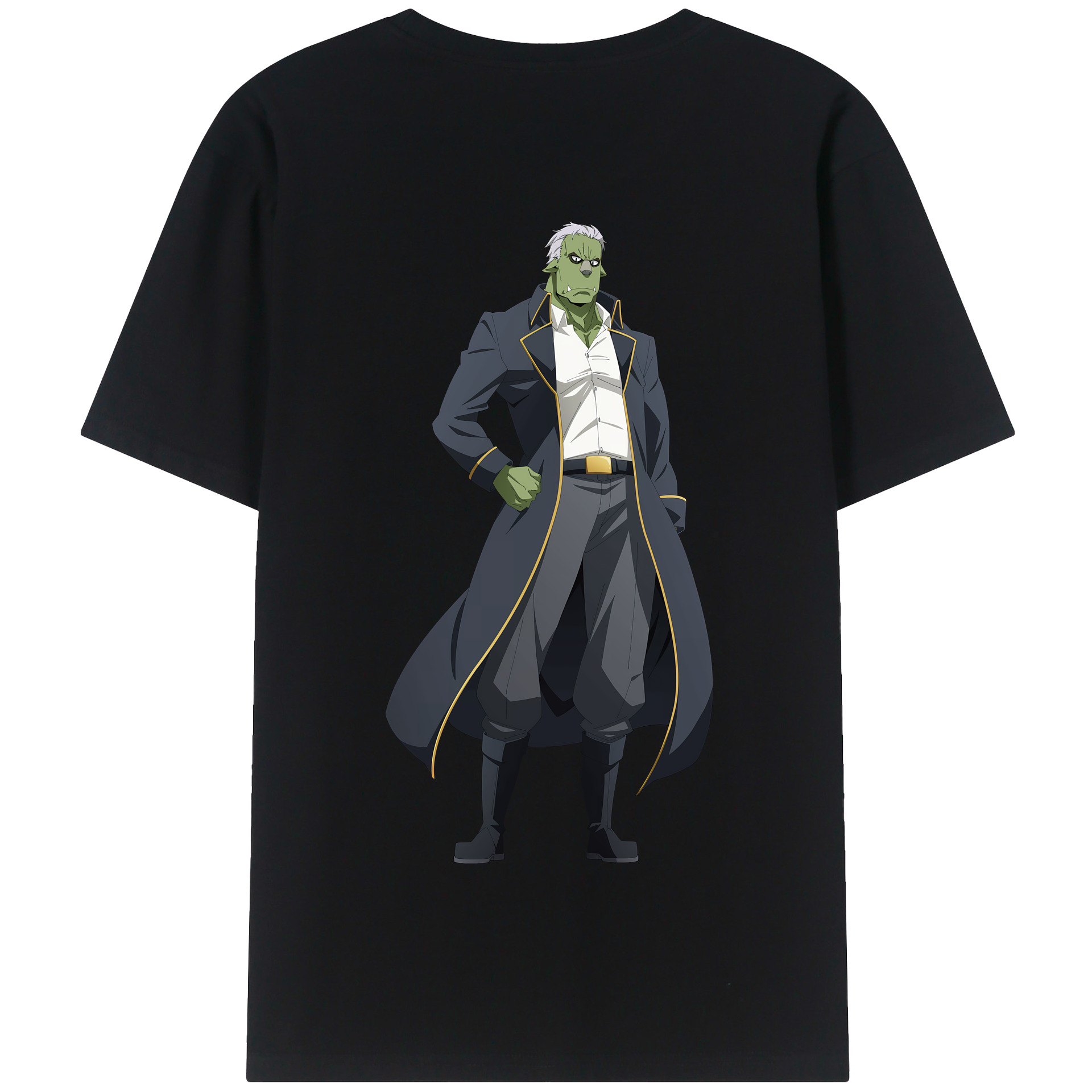 （画像用） 転スラ Regarding Reincarnated to Slime 綿100％半袖Tシャツ（背面プリント）
