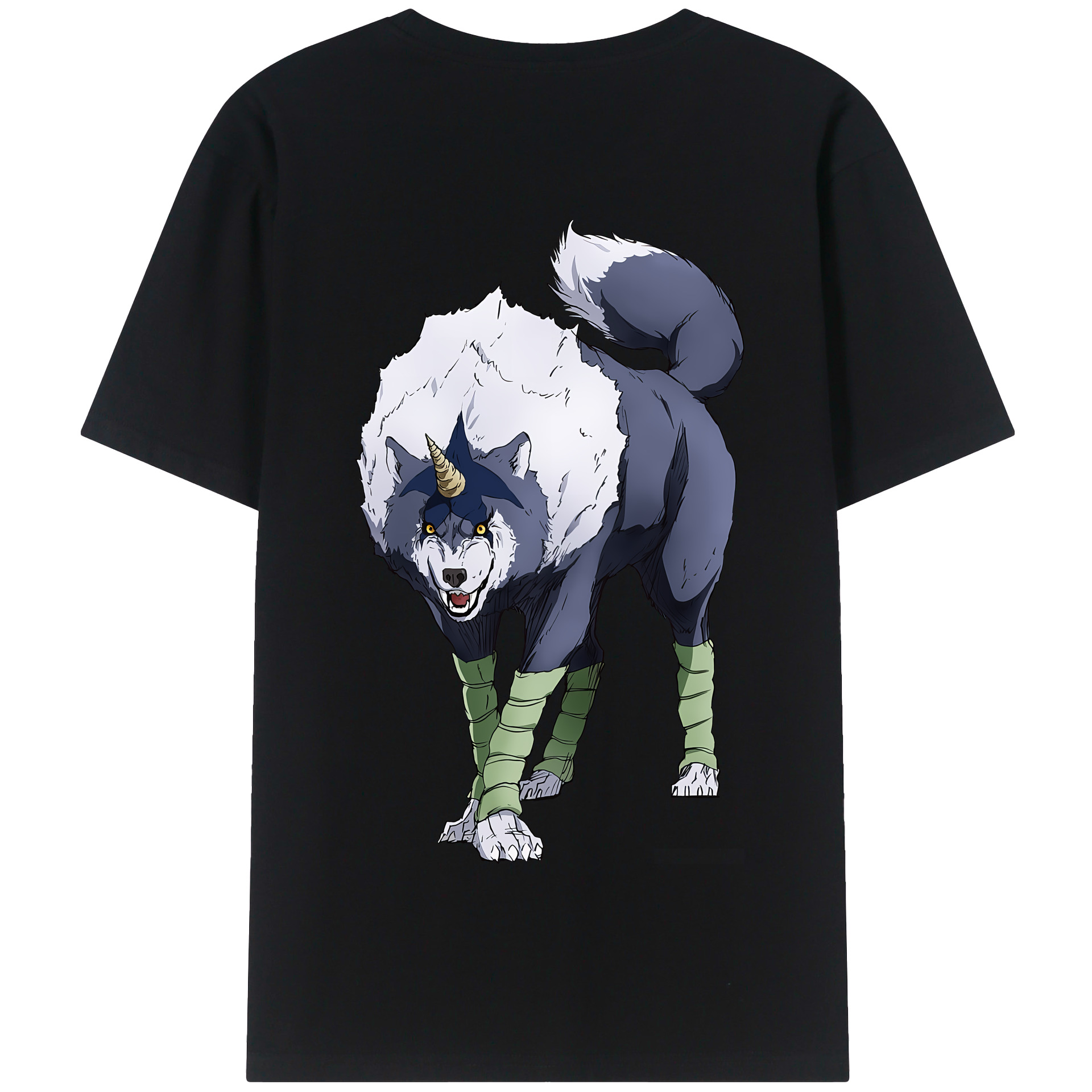 （画像用） 転スラ Regarding Reincarnated to Slime 綿100％半袖Tシャツ（背面プリント）