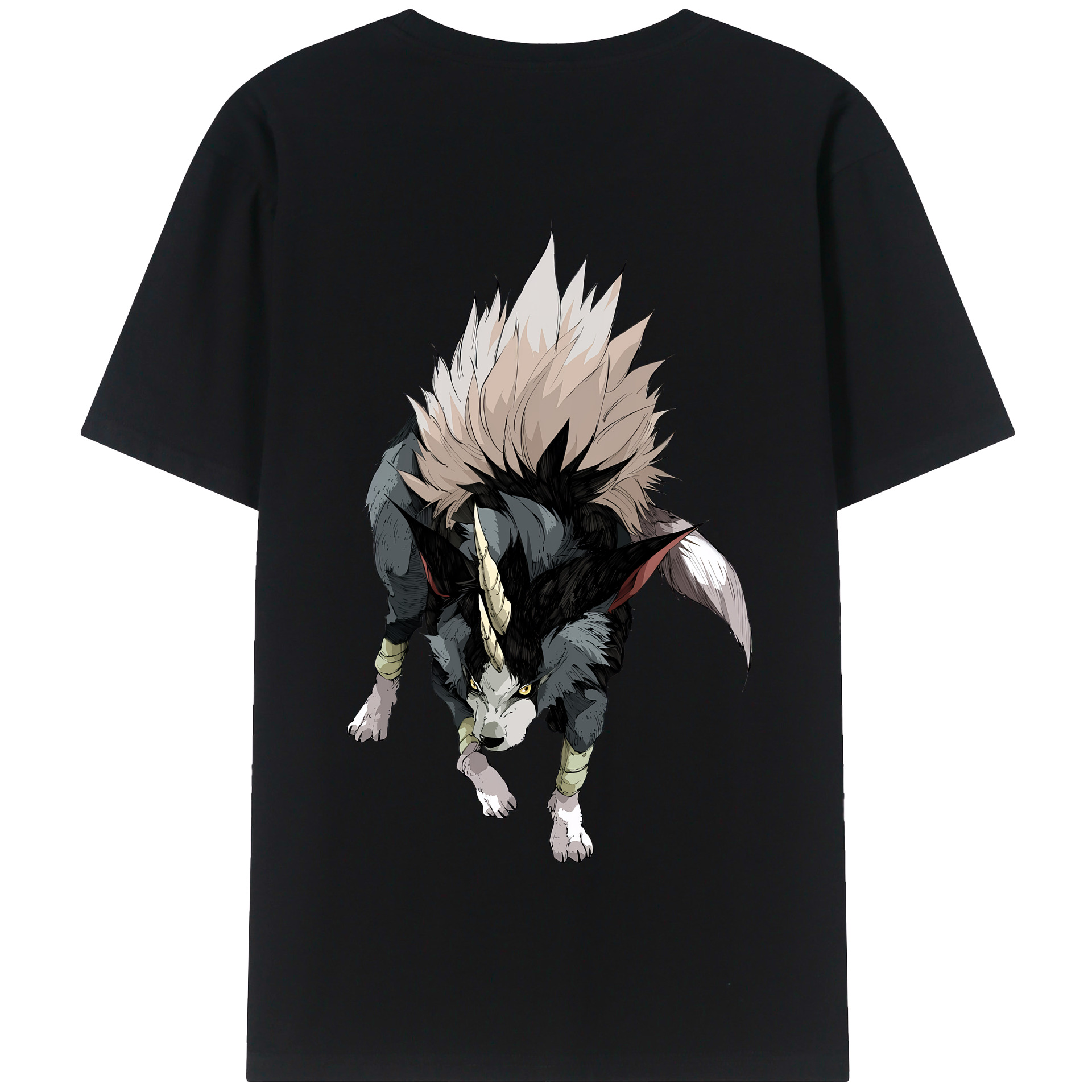 （画像用） 転スラ Regarding Reincarnated to Slime 綿100％半袖Tシャツ（背面プリント）