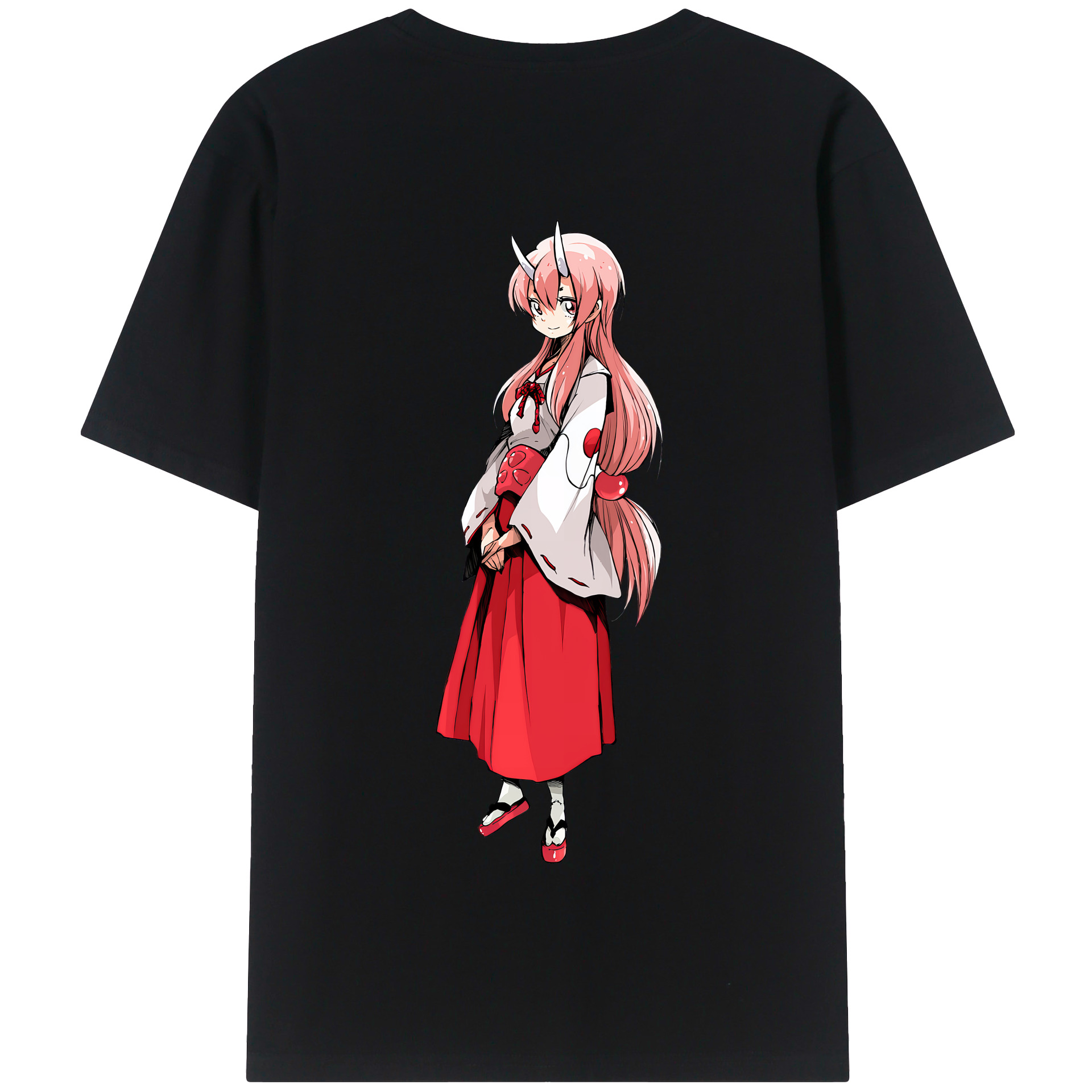 （画像用） 転スラ Regarding Reincarnated to Slime 綿100％半袖Tシャツ（背面プリント）