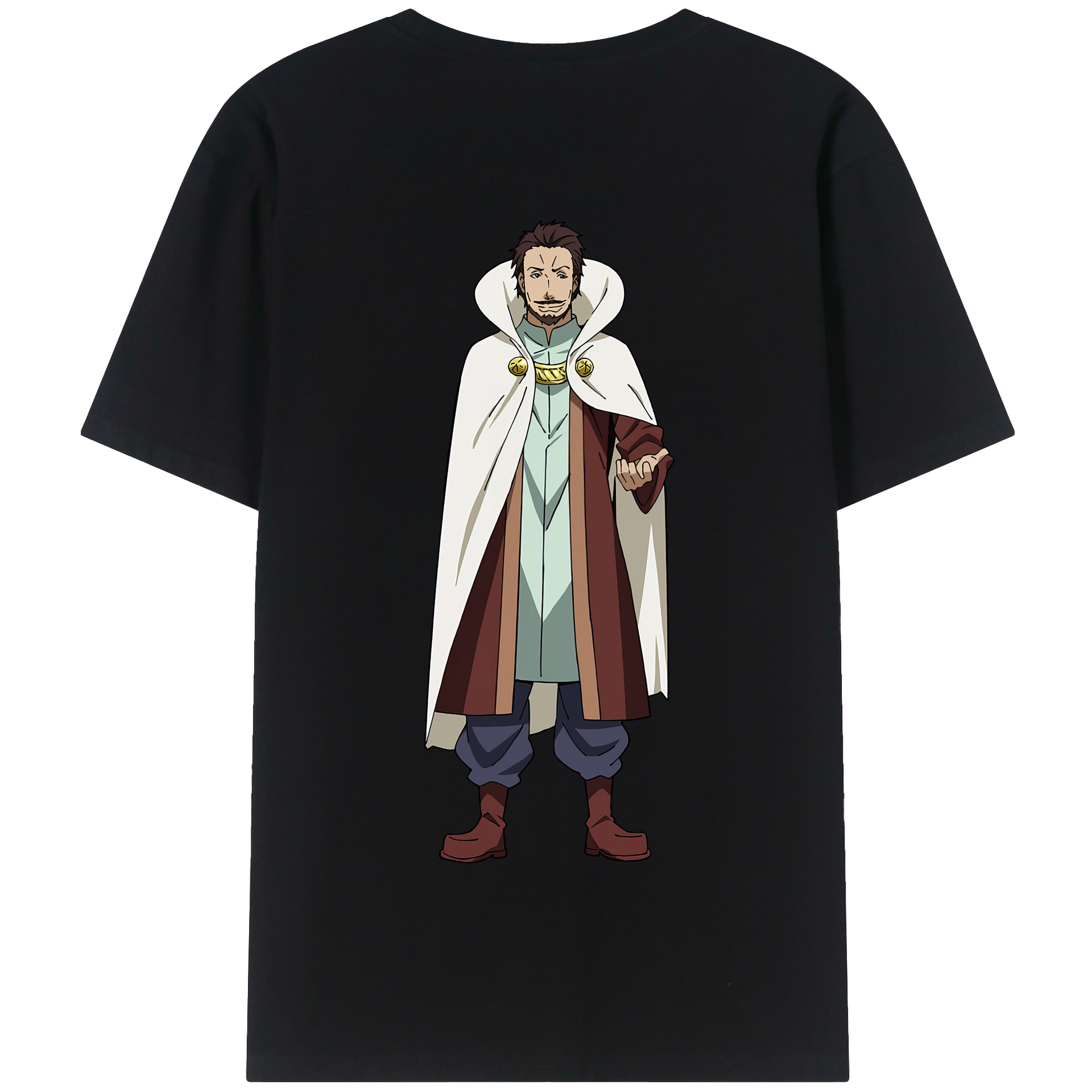 （画像用） 転スラ Regarding Reincarnated to Slime 綿100％半袖Tシャツ（背面プリント）