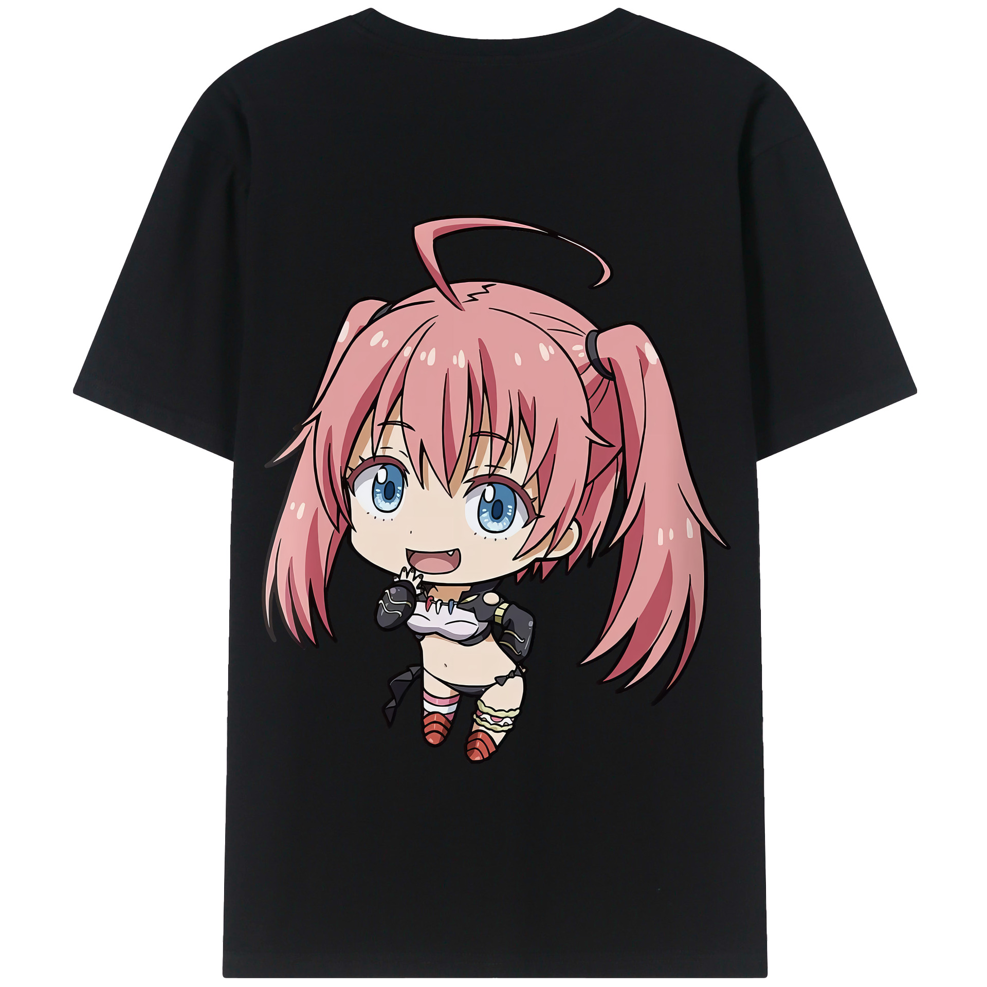 （画像用） 転スラ Regarding Reincarnated to Slime 綿100％半袖Tシャツ（背面プリント）