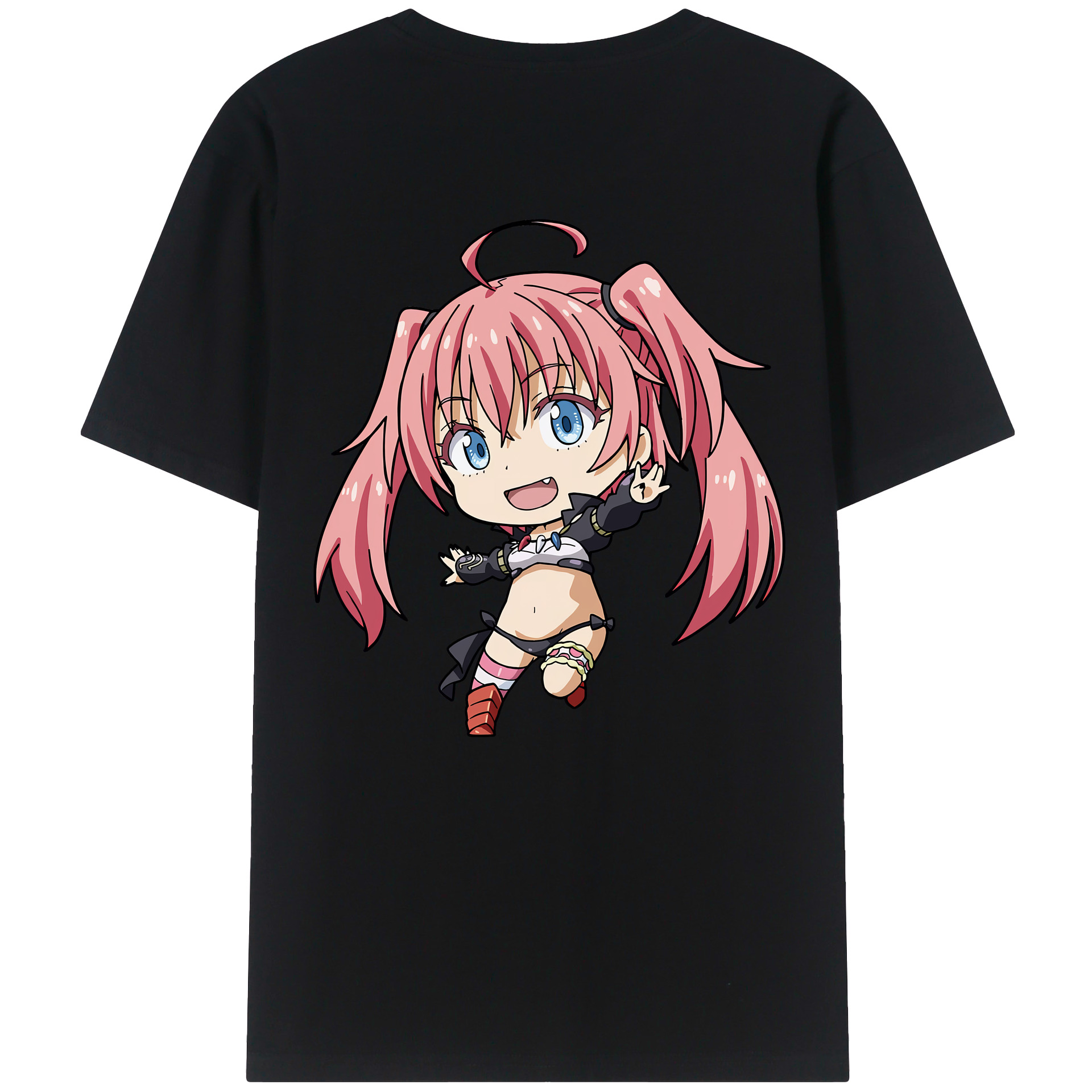 （画像用） 転スラ Regarding Reincarnated to Slime 綿100％半袖Tシャツ（背面プリント）