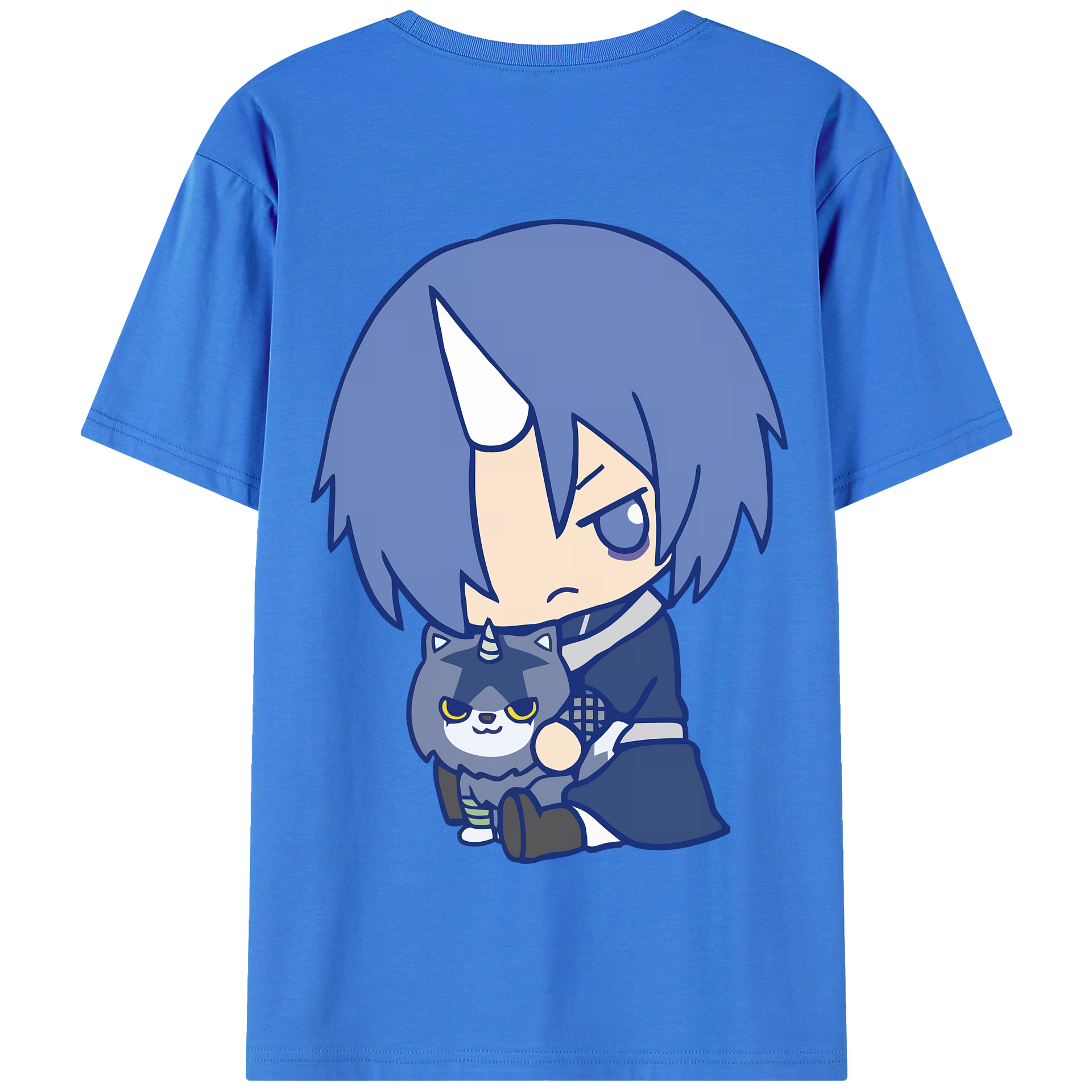 （画像用） 転スラ Regarding Reincarnated to Slime 綿100％半袖Tシャツ（背面プリント）