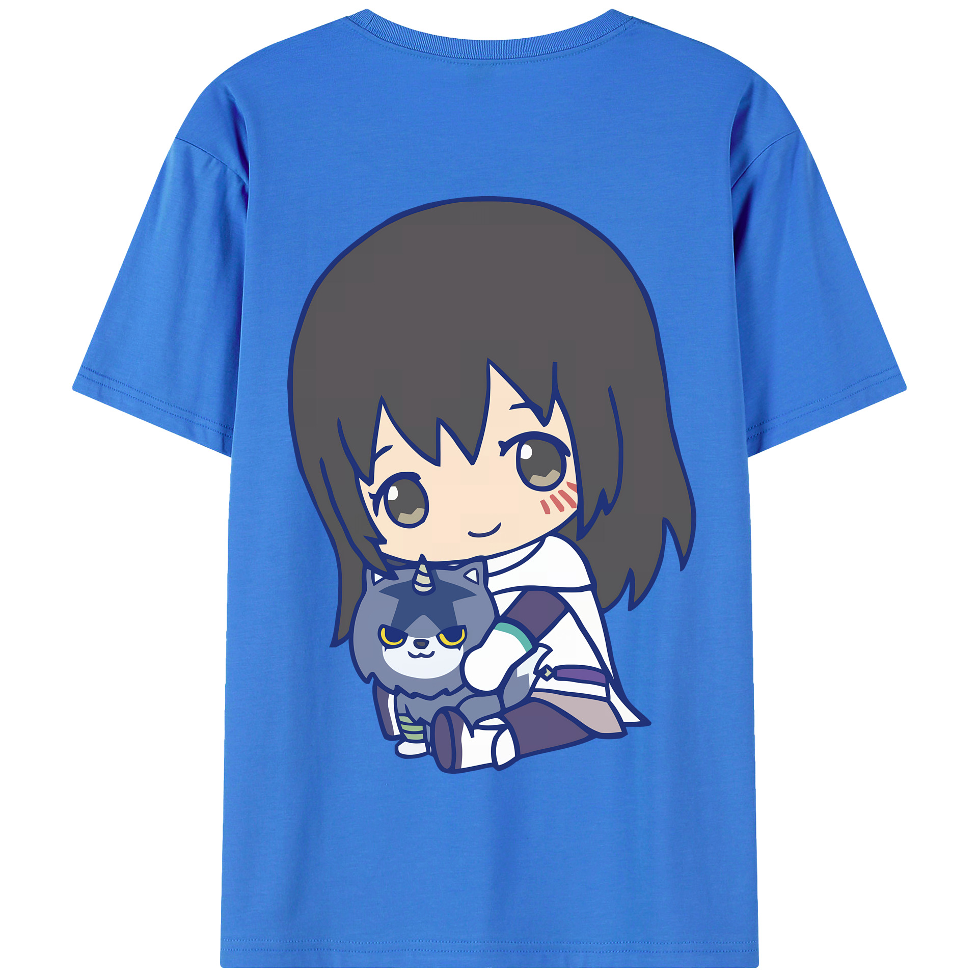 （画像用） 転スラ Regarding Reincarnated to Slime 綿100％半袖Tシャツ（背面プリント）