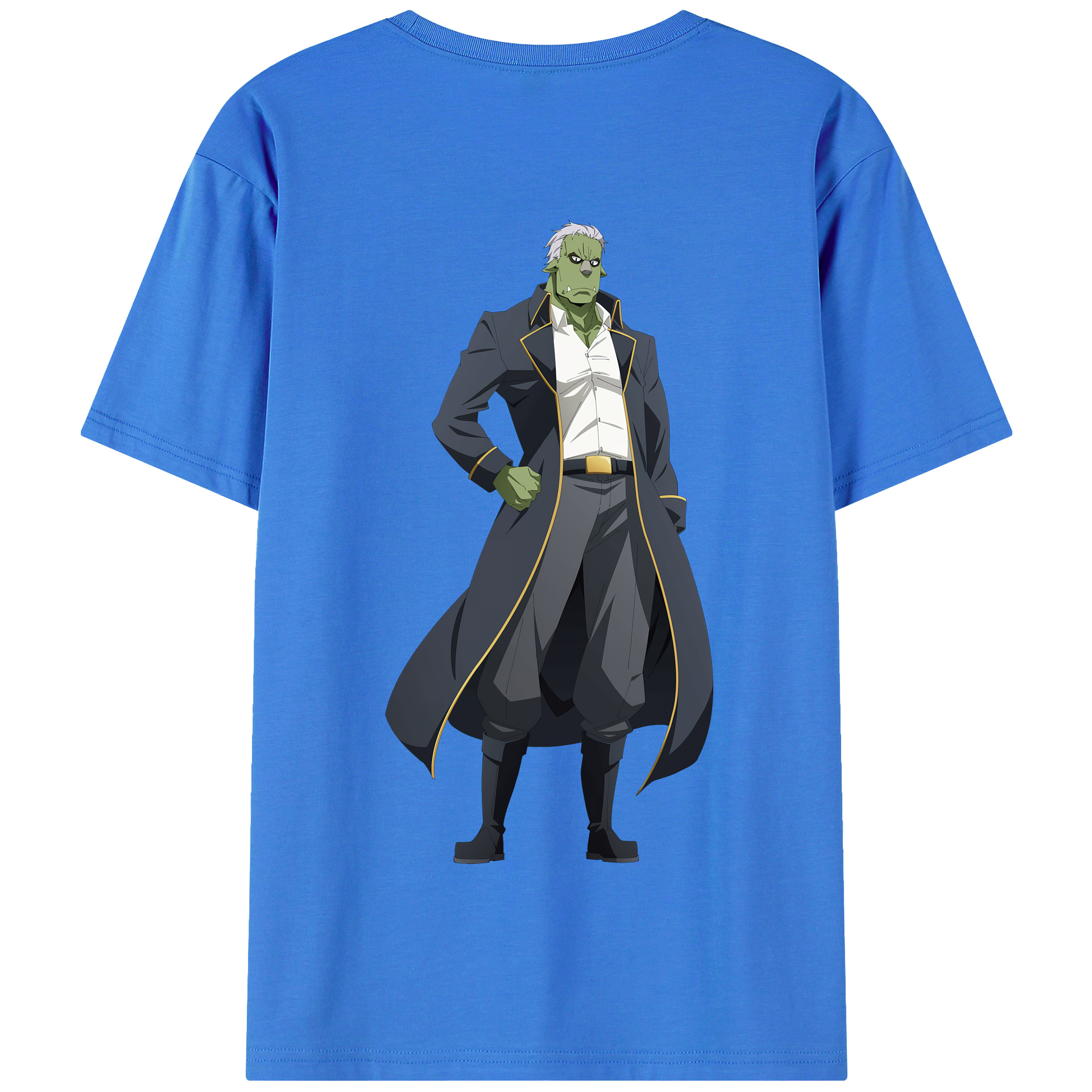 （画像用） 転スラ Regarding Reincarnated to Slime 綿100％半袖Tシャツ（背面プリント）