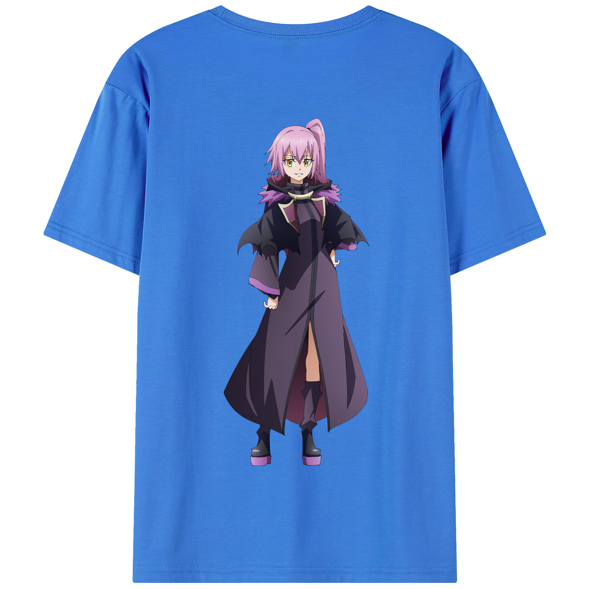 （画像用） 転スラ Regarding Reincarnated to Slime 綿100％半袖Tシャツ（背面プリント）