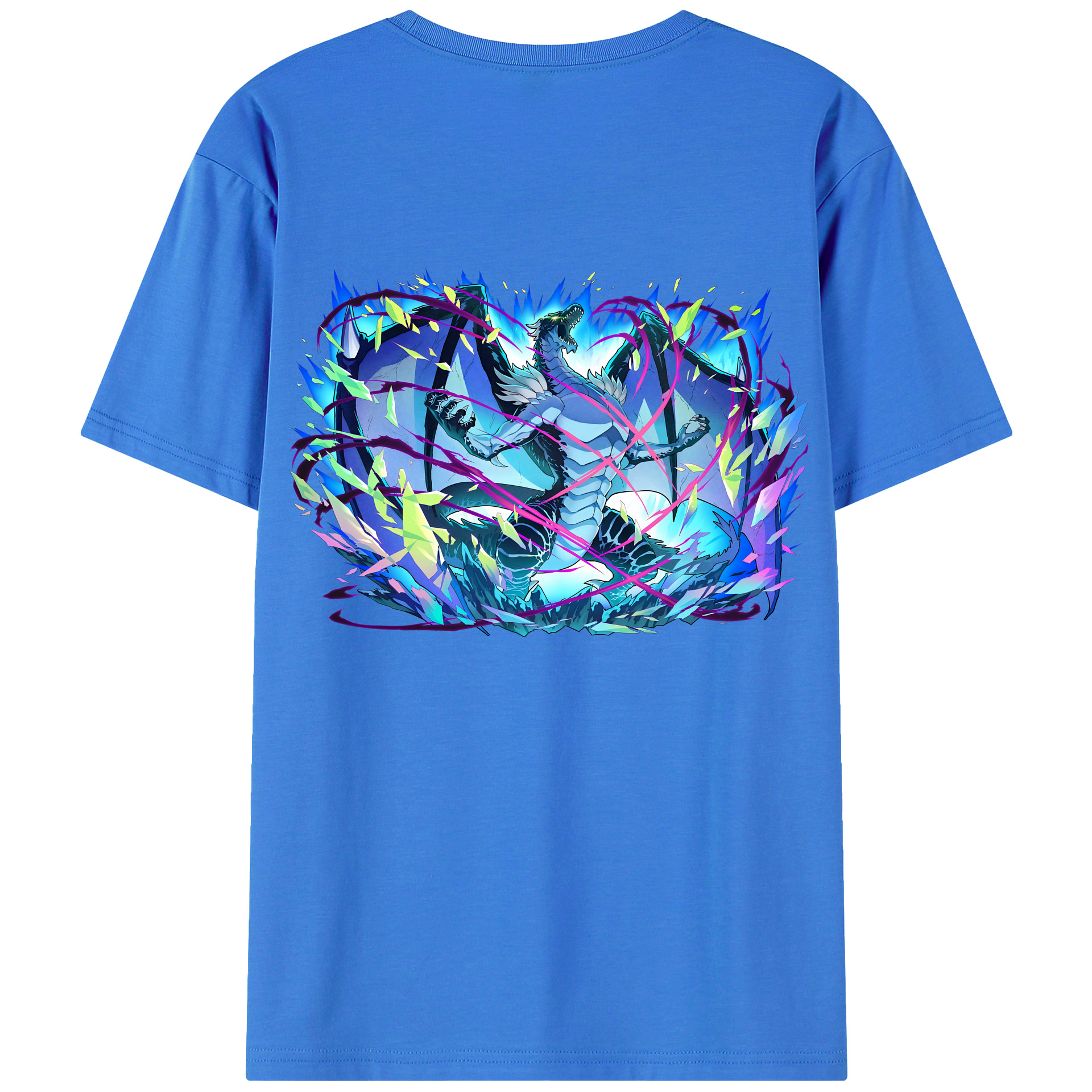 （画像用） 転スラ Regarding Reincarnated to Slime 綿100％半袖Tシャツ（背面プリント）