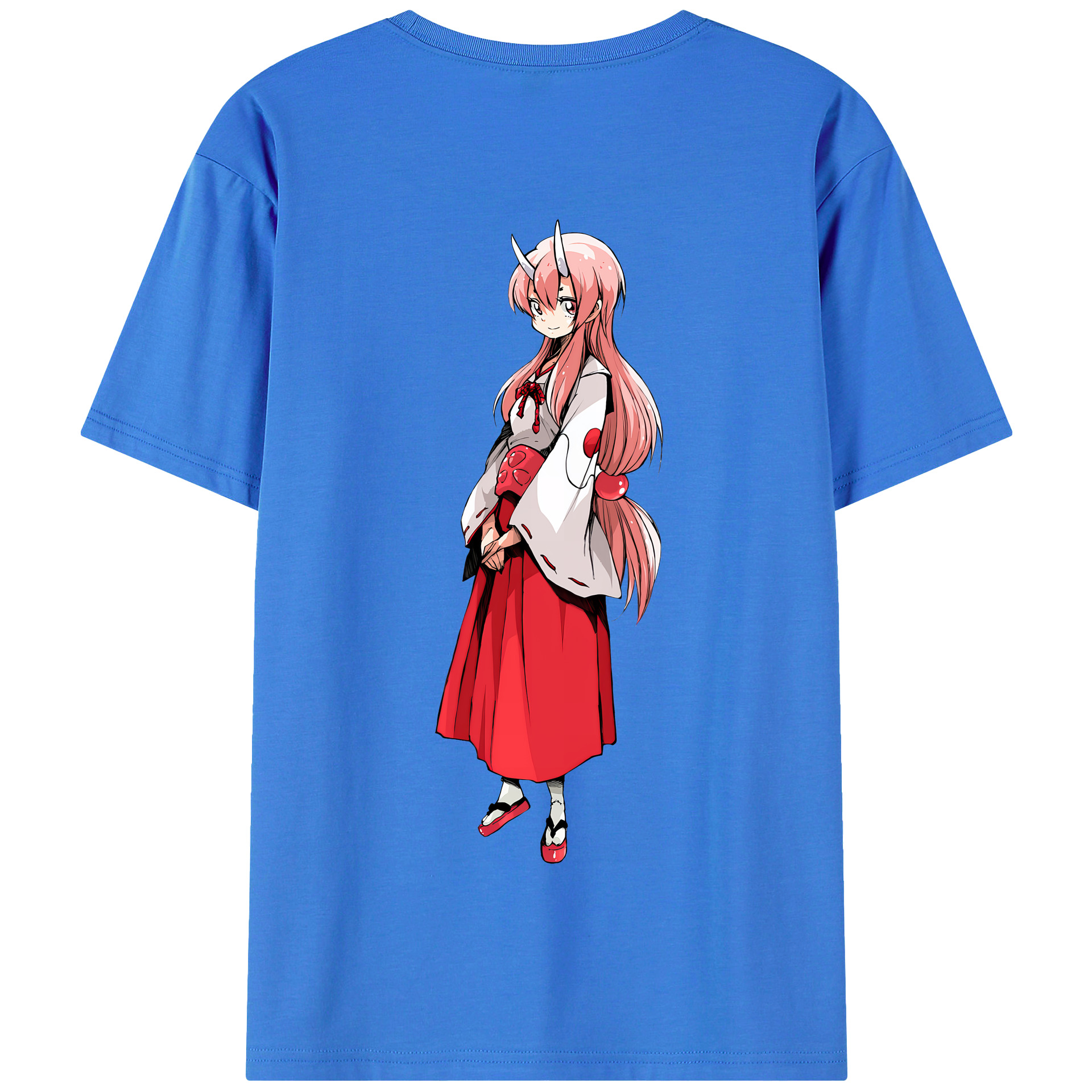 （画像用） 転スラ Regarding Reincarnated to Slime 綿100％半袖Tシャツ（背面プリント）