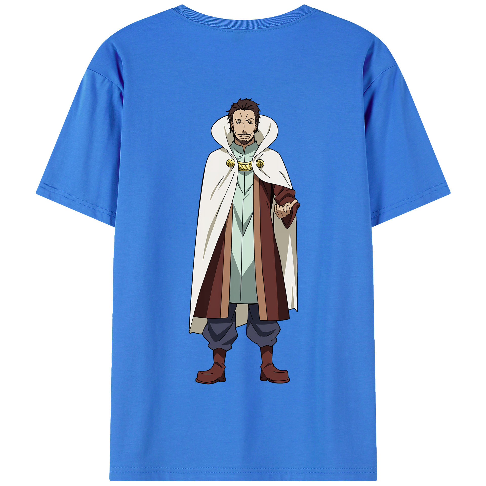 （画像用） 転スラ Regarding Reincarnated to Slime 綿100％半袖Tシャツ（背面プリント）