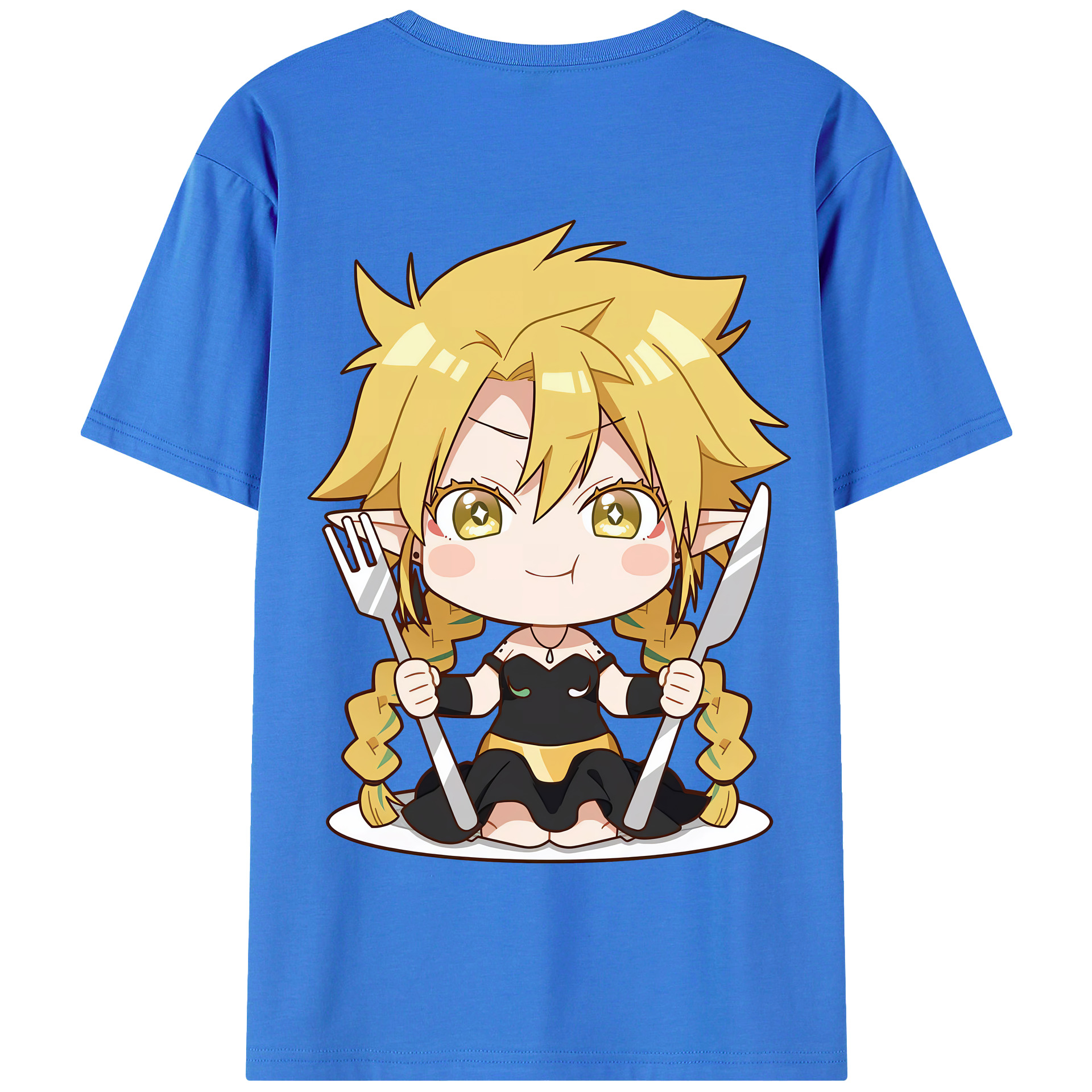 （画像用） 転スラ Regarding Reincarnated to Slime 綿100％半袖Tシャツ（背面プリント）