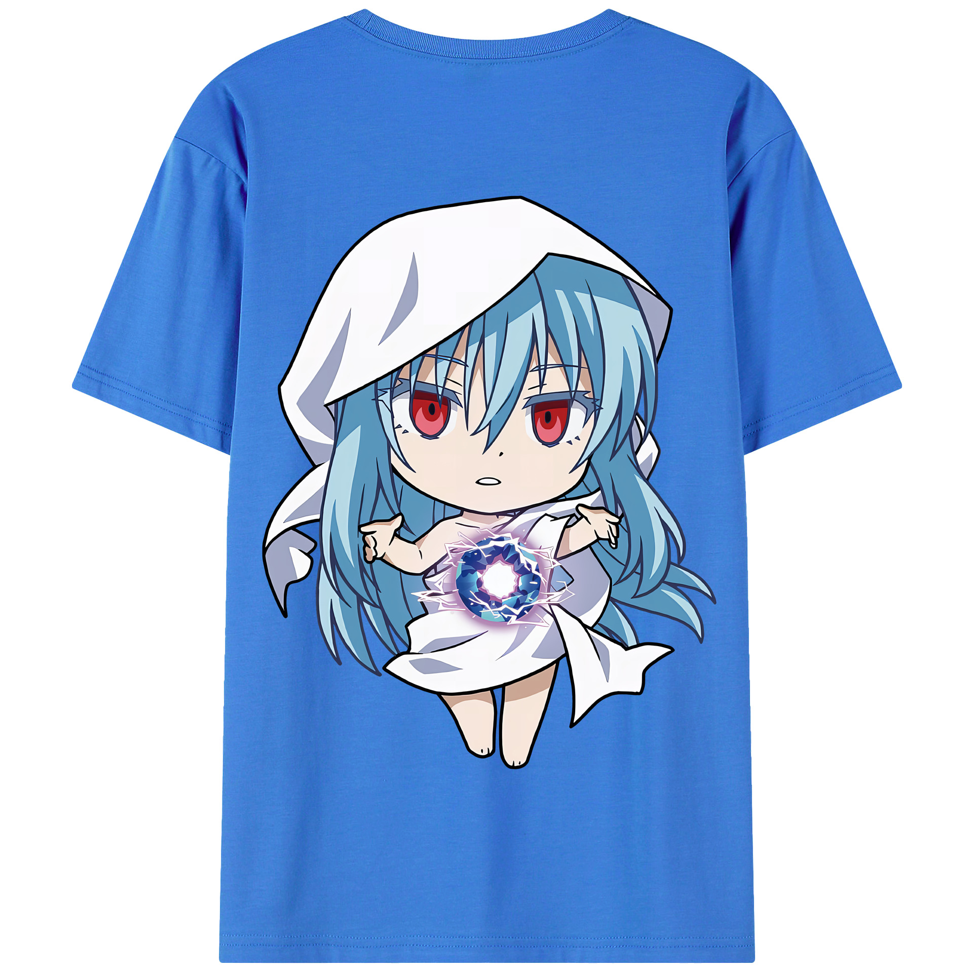 （画像用） 転スラ Regarding Reincarnated to Slime 綿100％半袖Tシャツ（背面プリント）