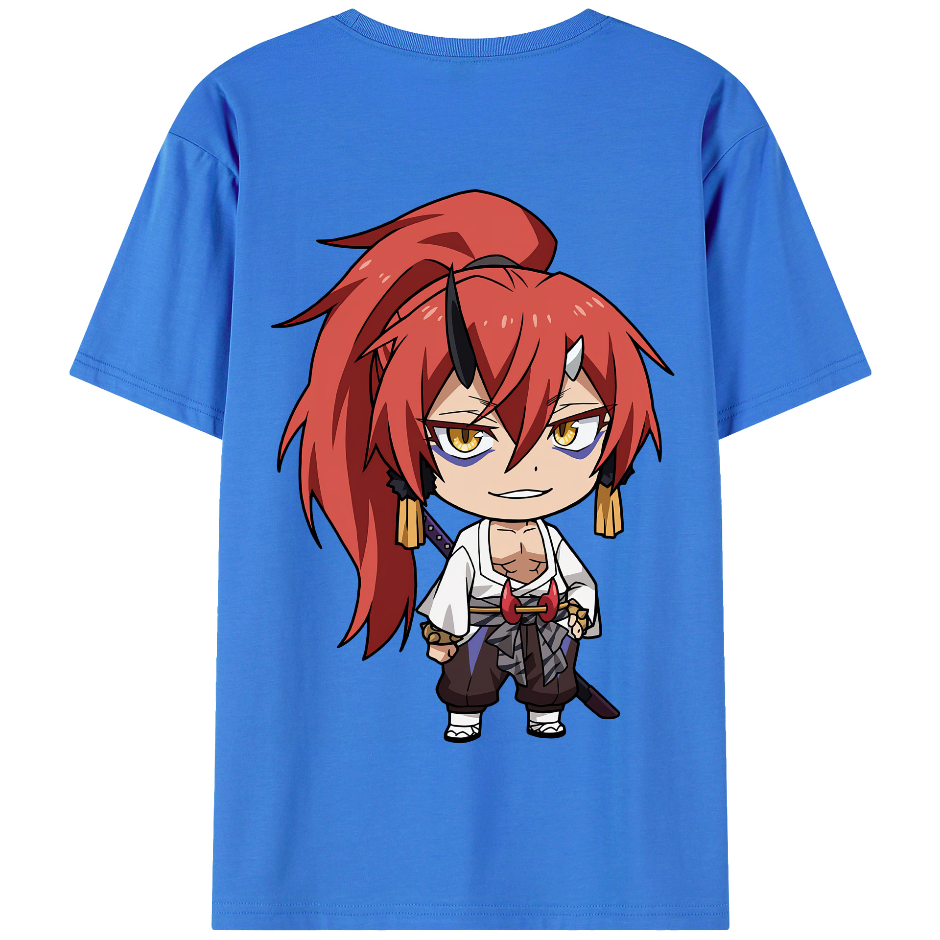 （画像用） 転スラ Regarding Reincarnated to Slime 綿100％半袖Tシャツ（背面プリント）