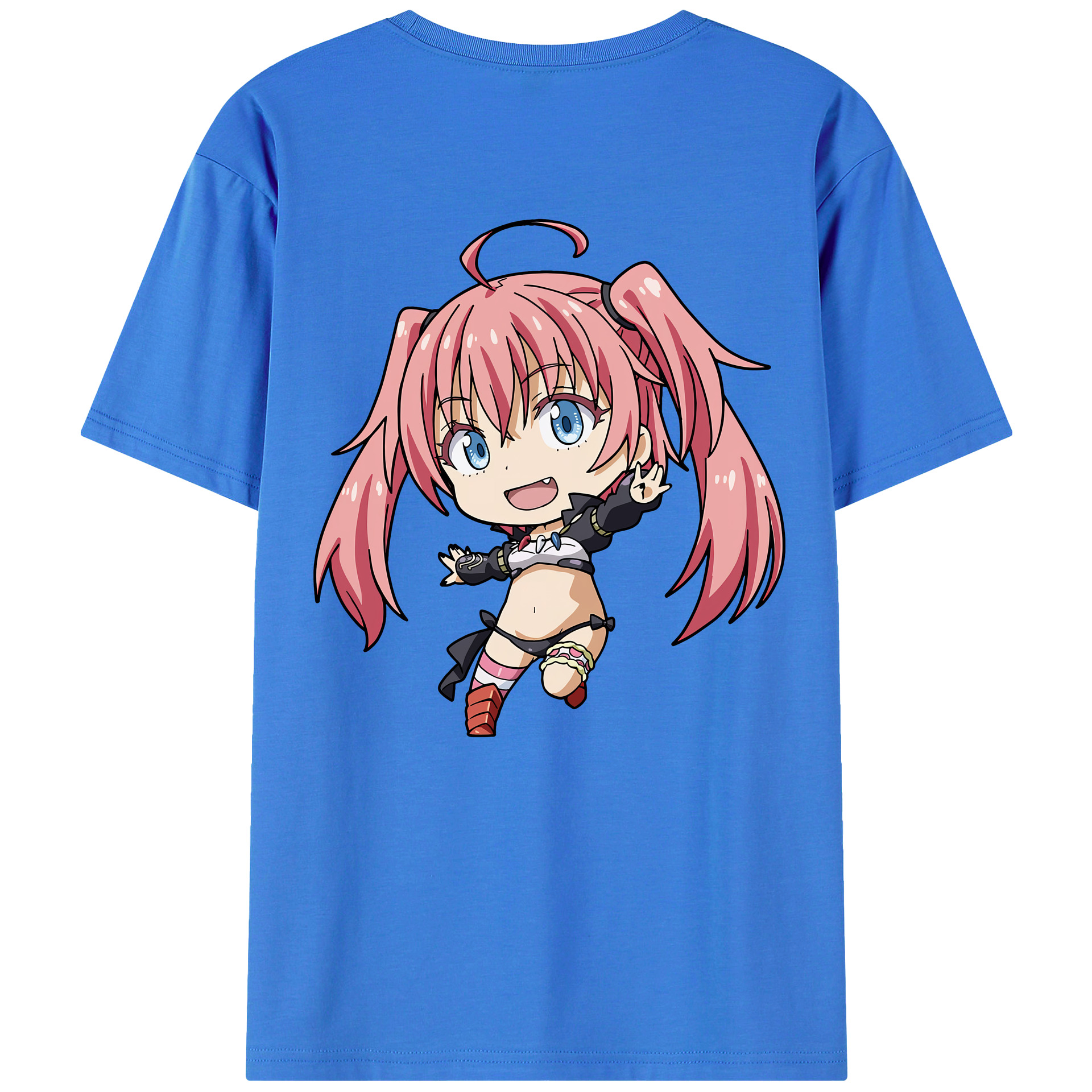 （画像用） 転スラ Regarding Reincarnated to Slime 綿100％半袖Tシャツ（背面プリント）