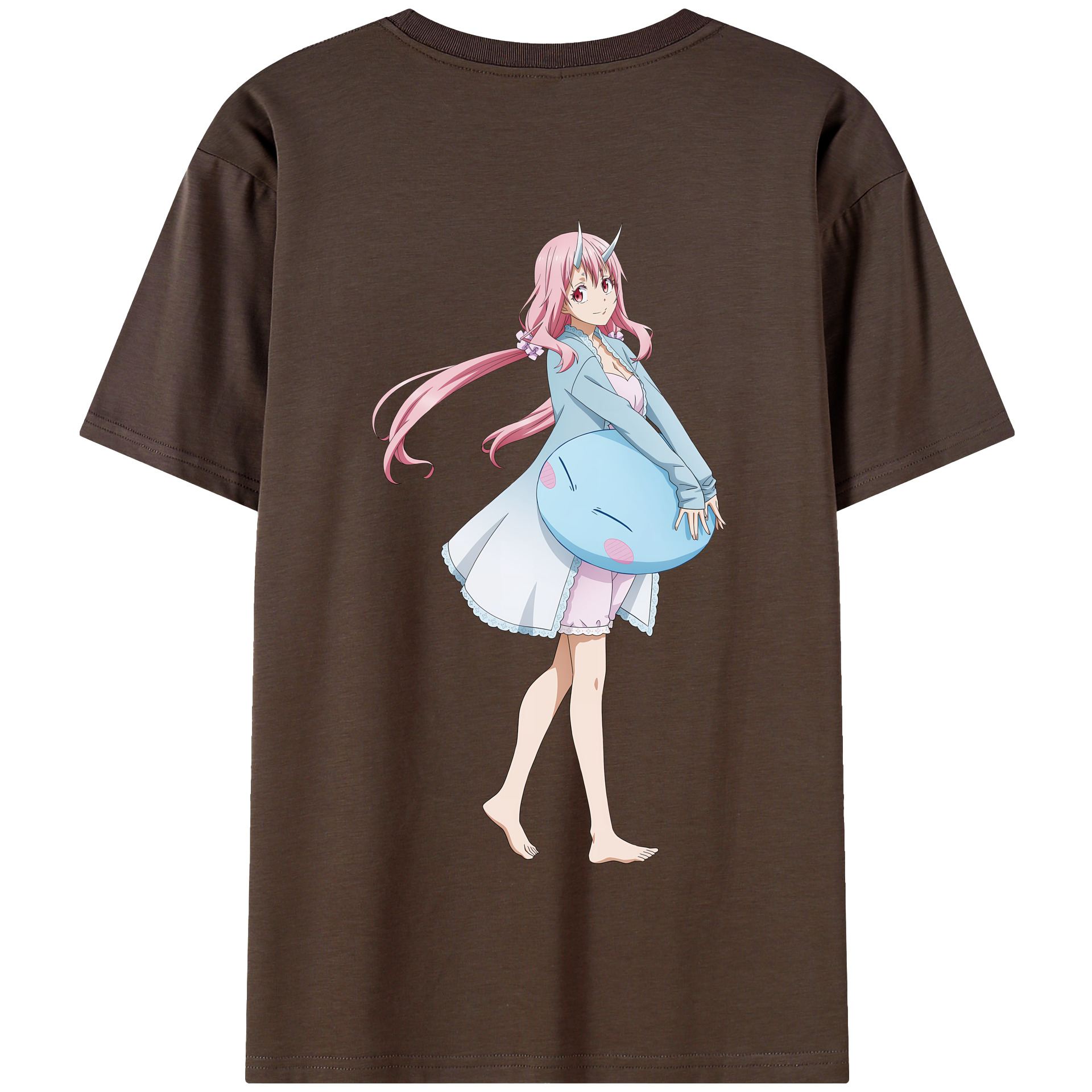 （画像用） 転スラ Regarding Reincarnated to Slime 綿100％半袖Tシャツ（背面プリント）