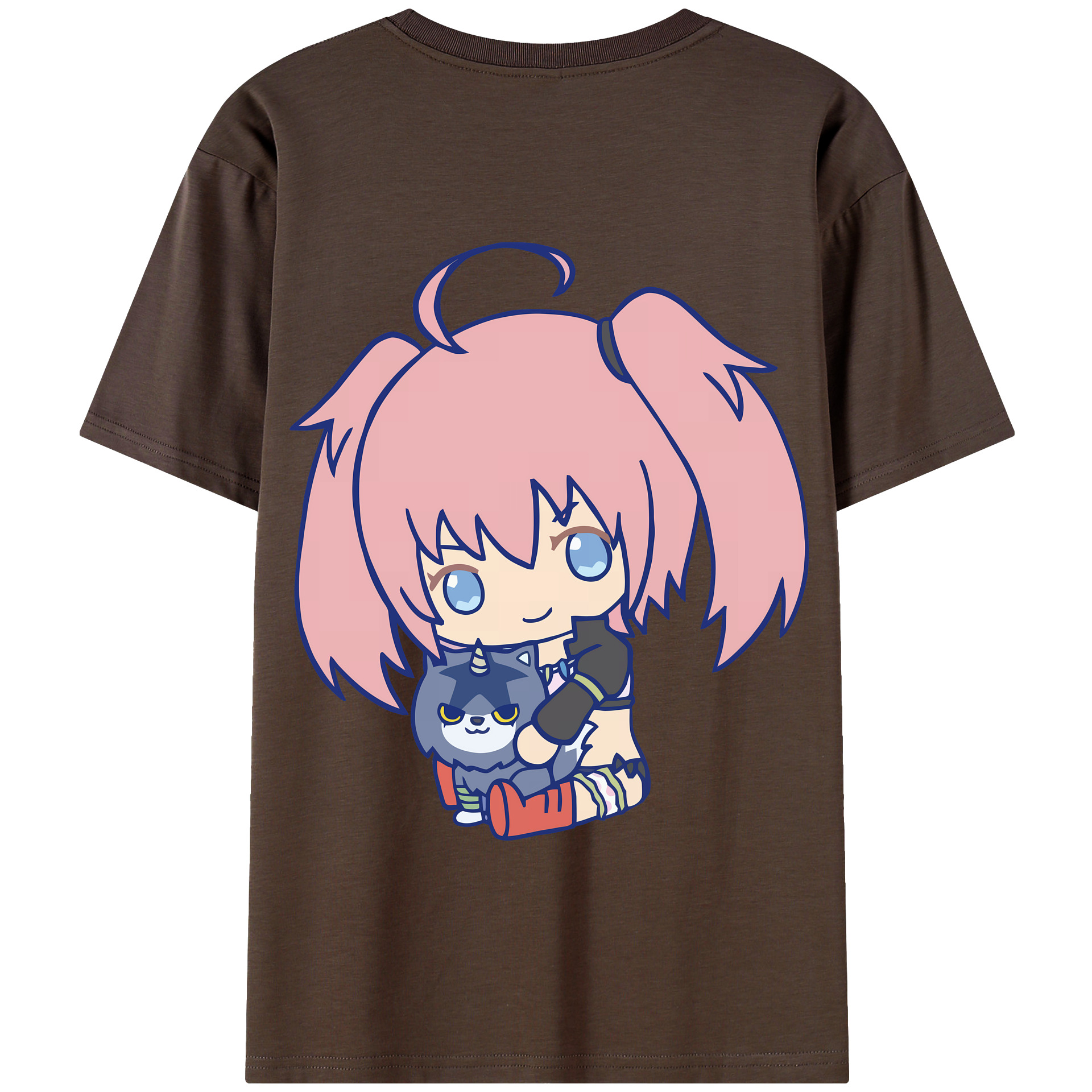 （画像用） 転スラ Regarding Reincarnated to Slime 綿100％半袖Tシャツ（背面プリント）