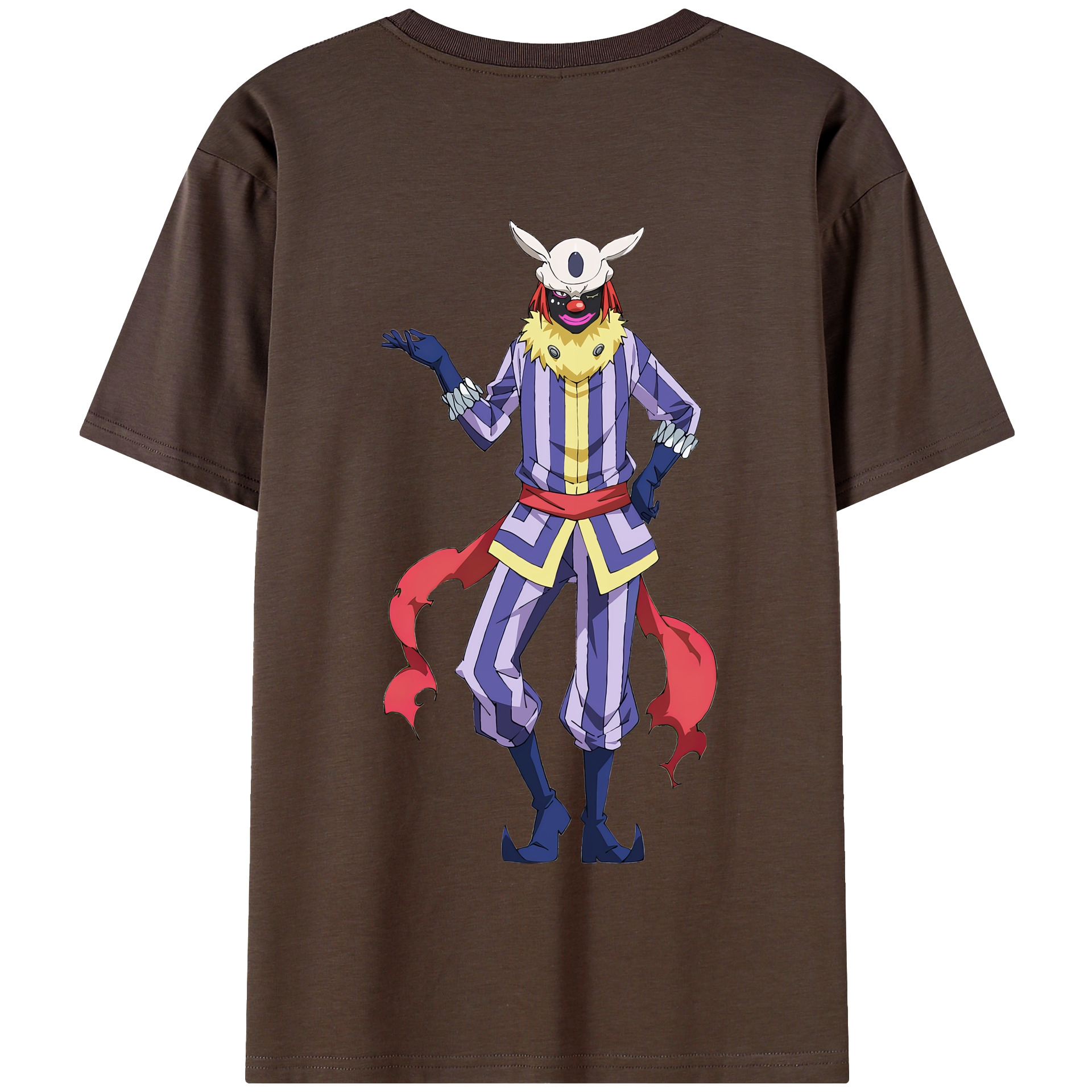 （画像用） 転スラ Regarding Reincarnated to Slime 綿100％半袖Tシャツ（背面プリント）