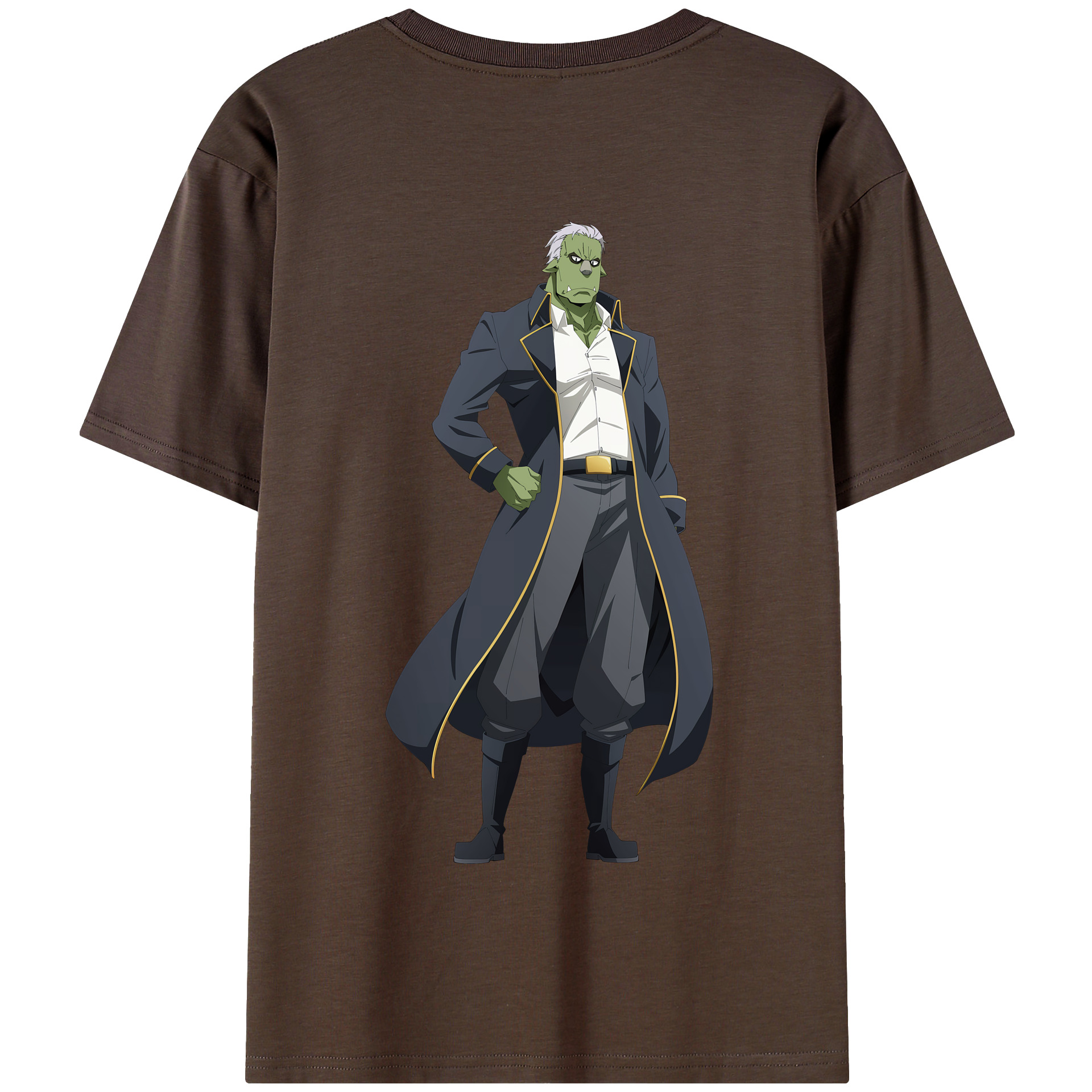 （画像用） 転スラ Regarding Reincarnated to Slime 綿100％半袖Tシャツ（背面プリント）