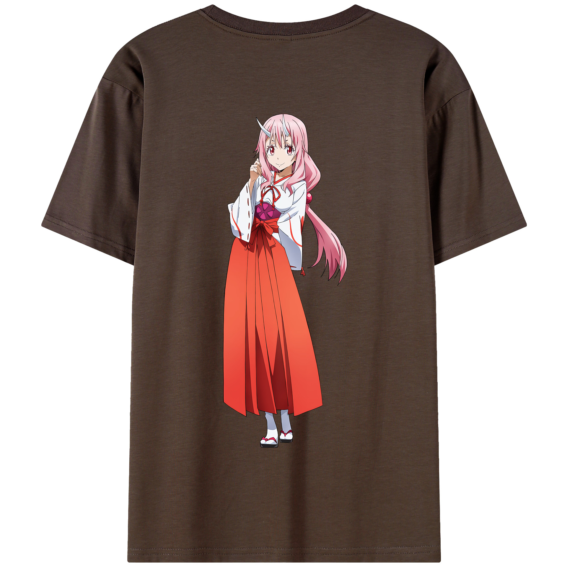 （画像用） 転スラ Regarding Reincarnated to Slime 綿100％半袖Tシャツ（背面プリント）