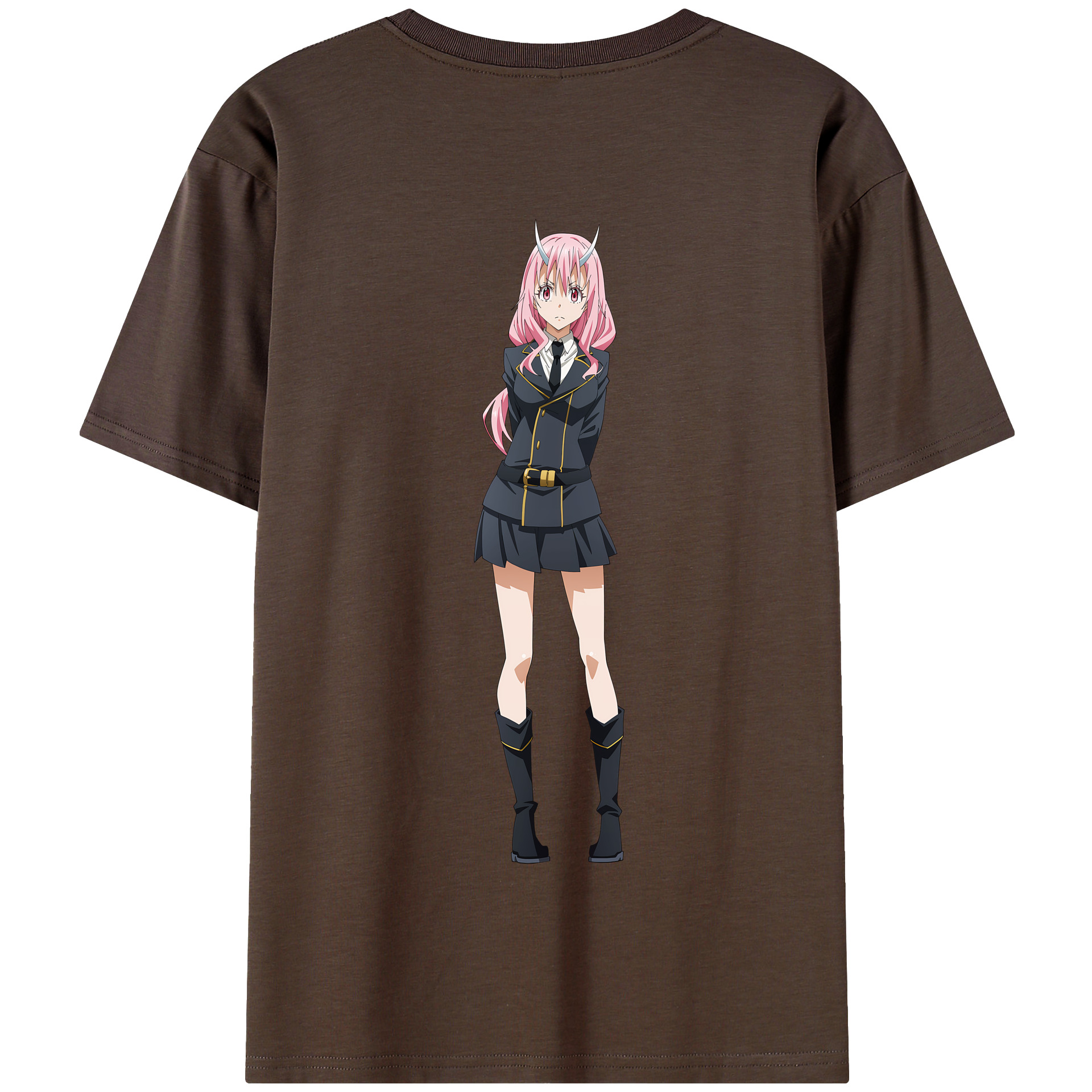 （画像用） 転スラ Regarding Reincarnated to Slime 綿100％半袖Tシャツ（背面プリント）