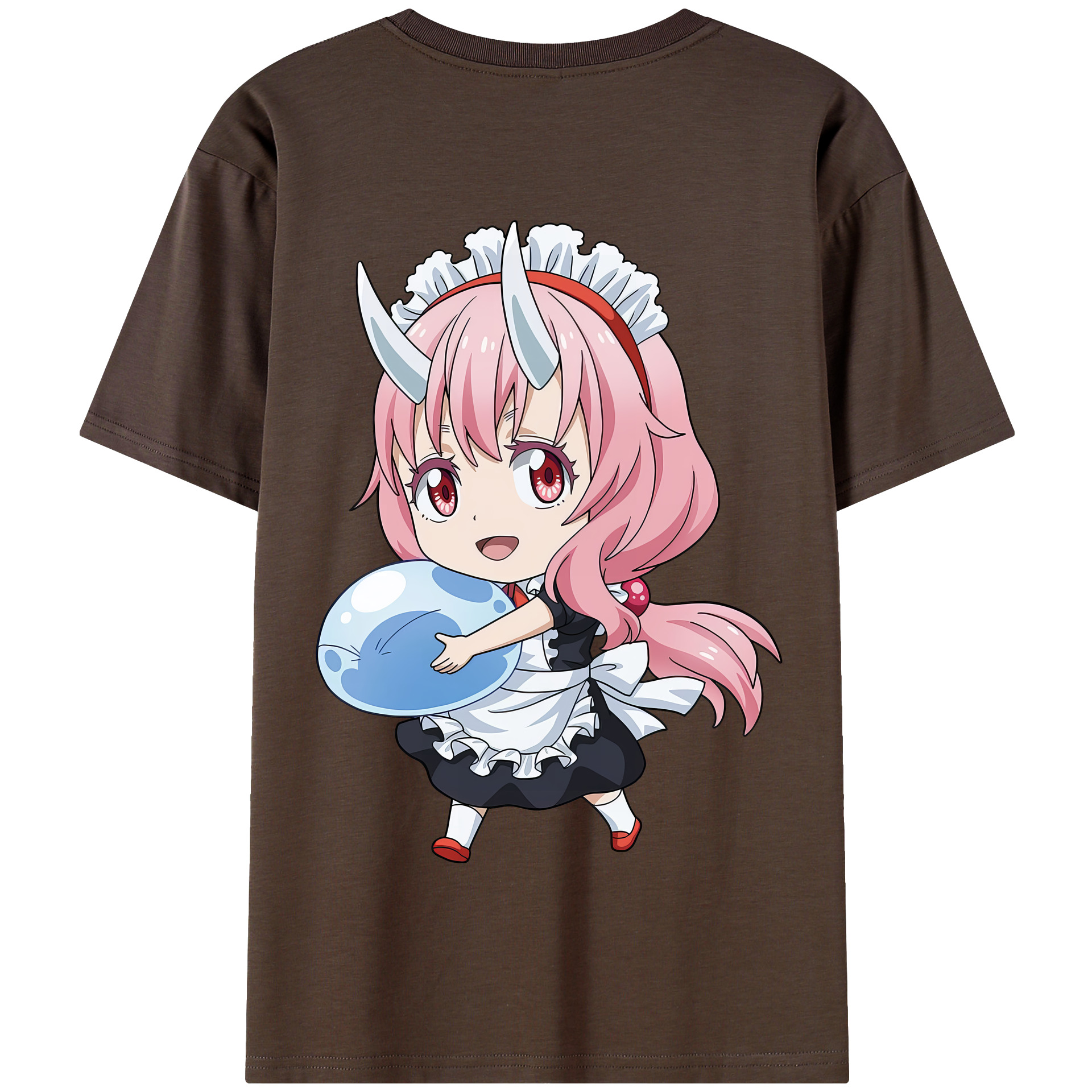 （画像用） 転スラ Regarding Reincarnated to Slime 綿100％半袖Tシャツ（背面プリント）