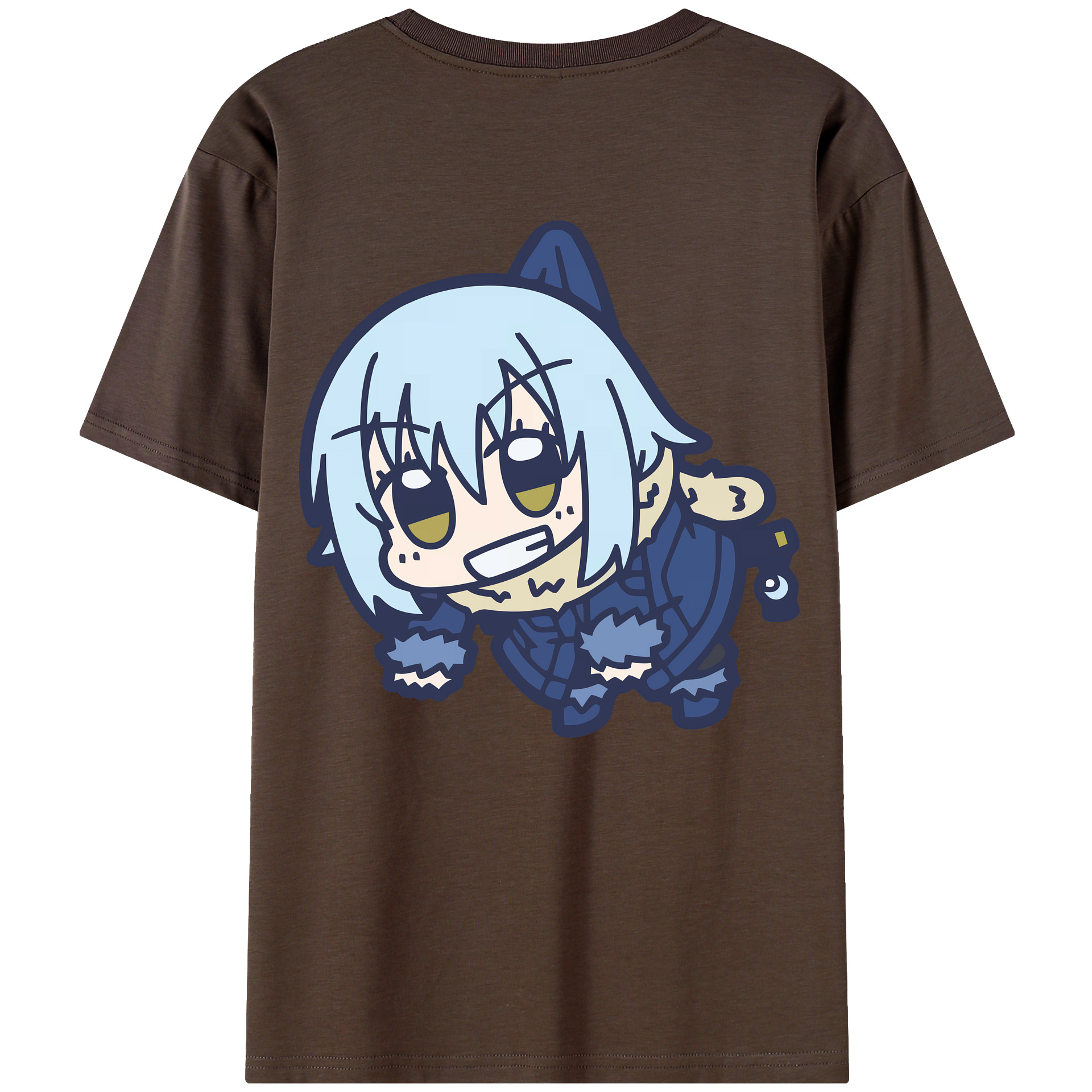 （画像用） 転スラ Regarding Reincarnated to Slime 綿100％半袖Tシャツ（背面プリント）