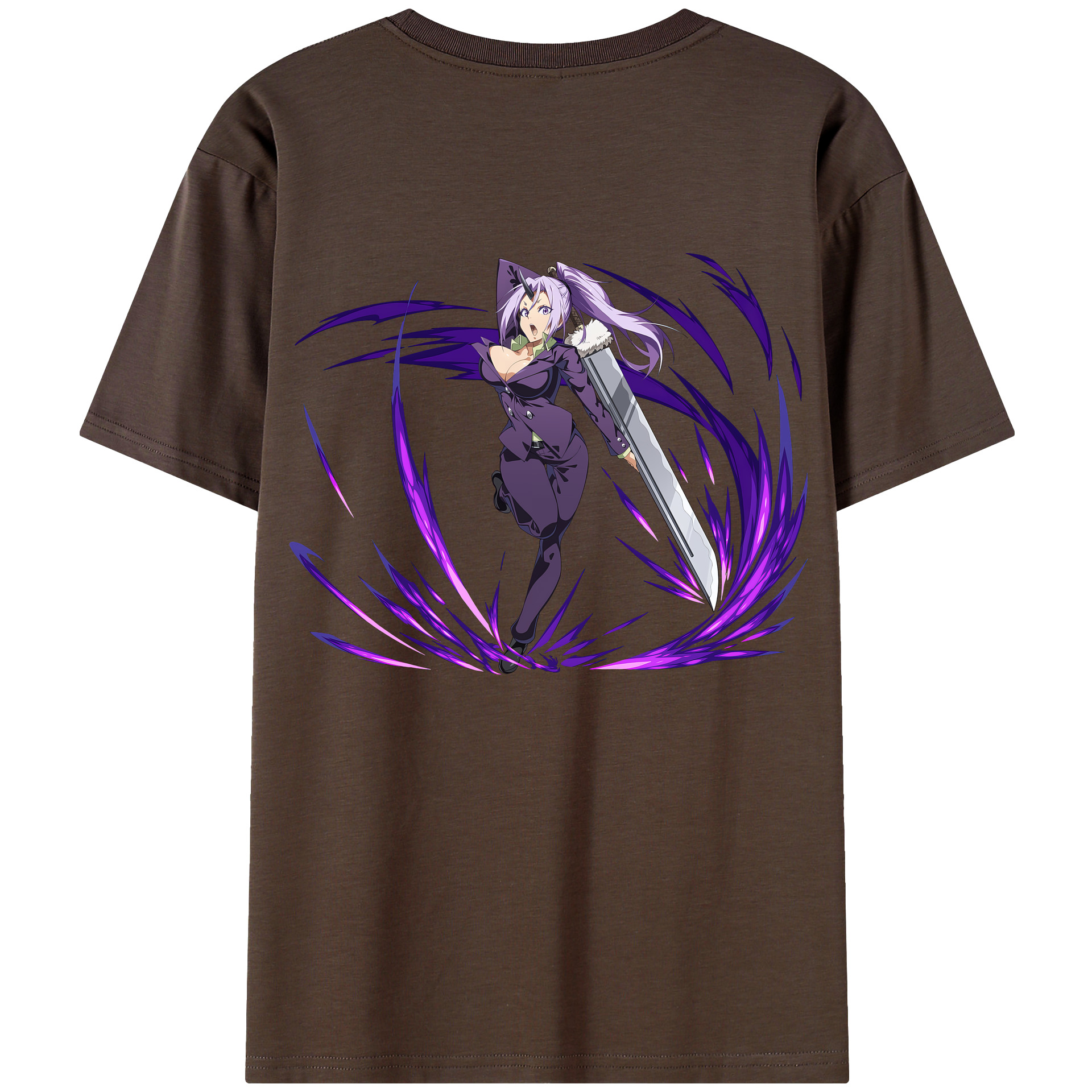 （画像用） 転スラ Regarding Reincarnated to Slime 綿100％半袖Tシャツ（背面プリント）