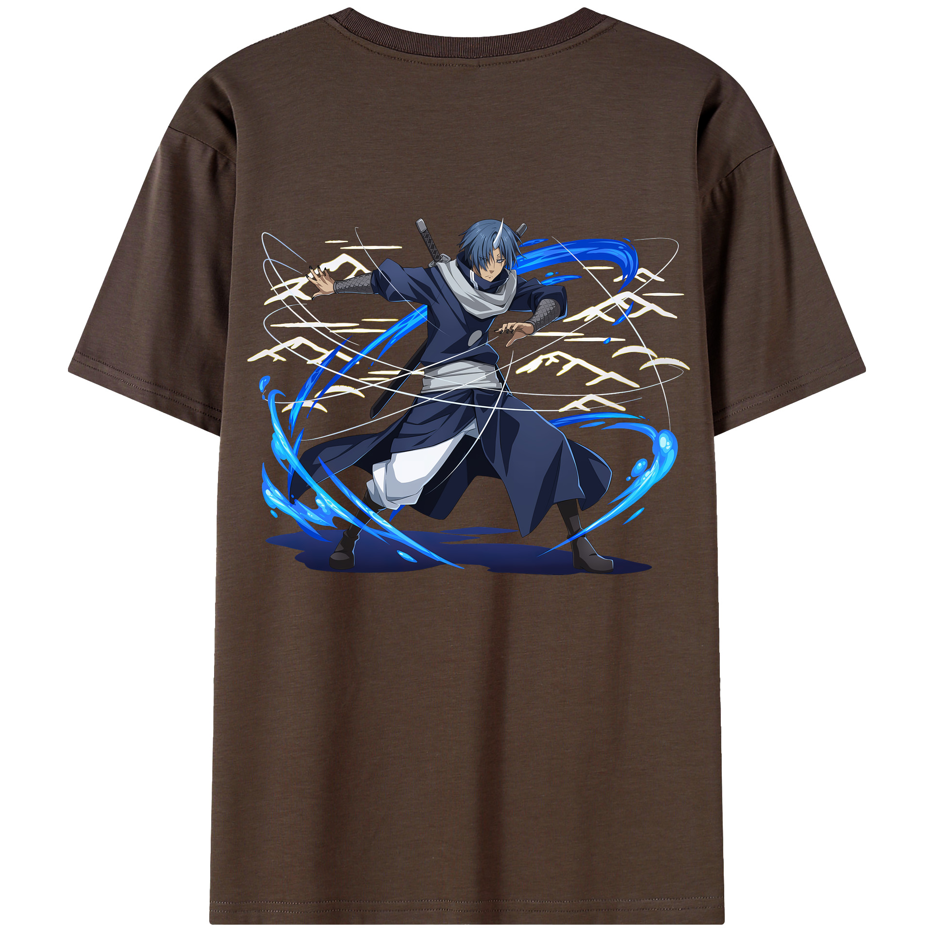 （画像用） 転スラ Regarding Reincarnated to Slime 綿100％半袖Tシャツ（背面プリント）