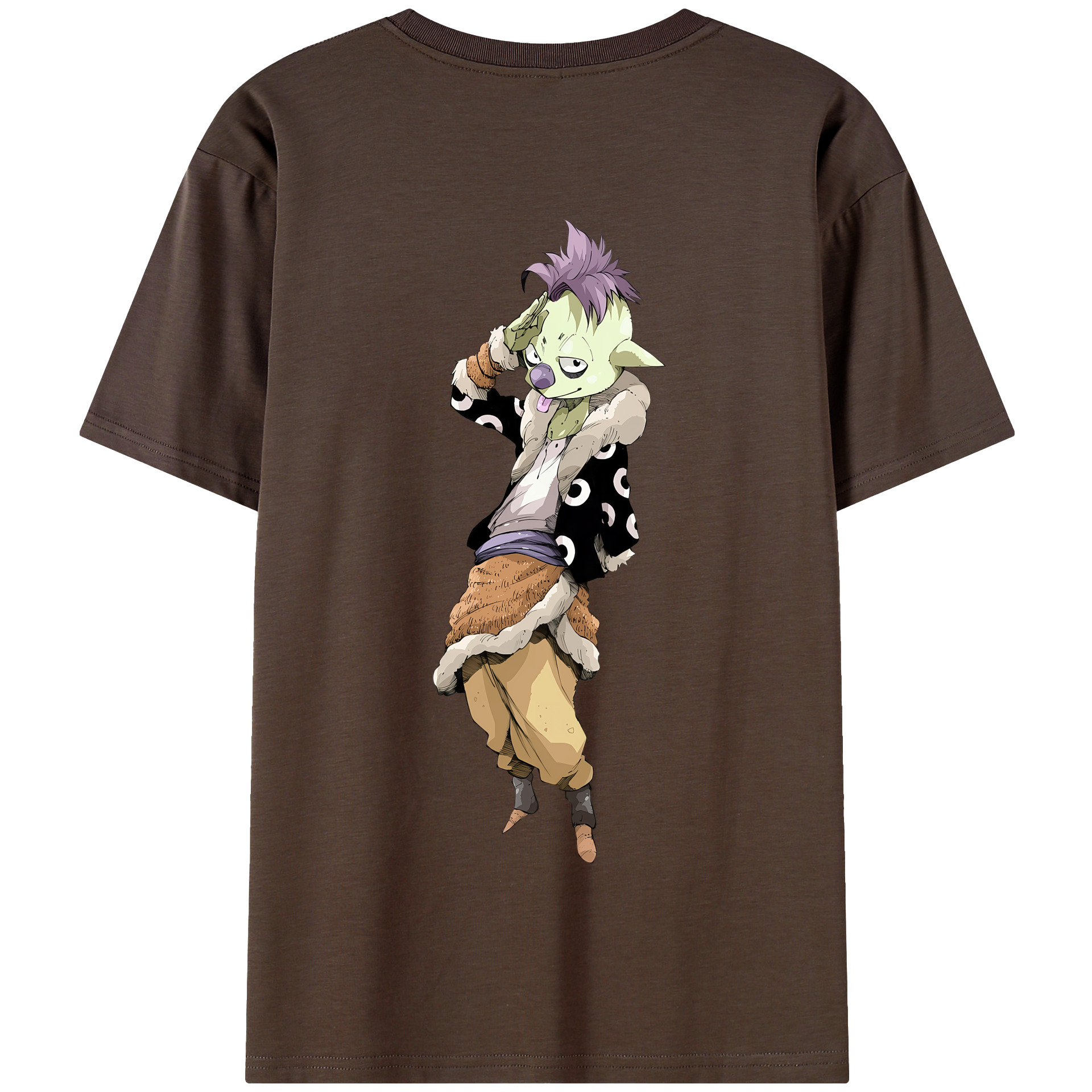 （画像用） 転スラ Regarding Reincarnated to Slime 綿100％半袖Tシャツ（背面プリント）