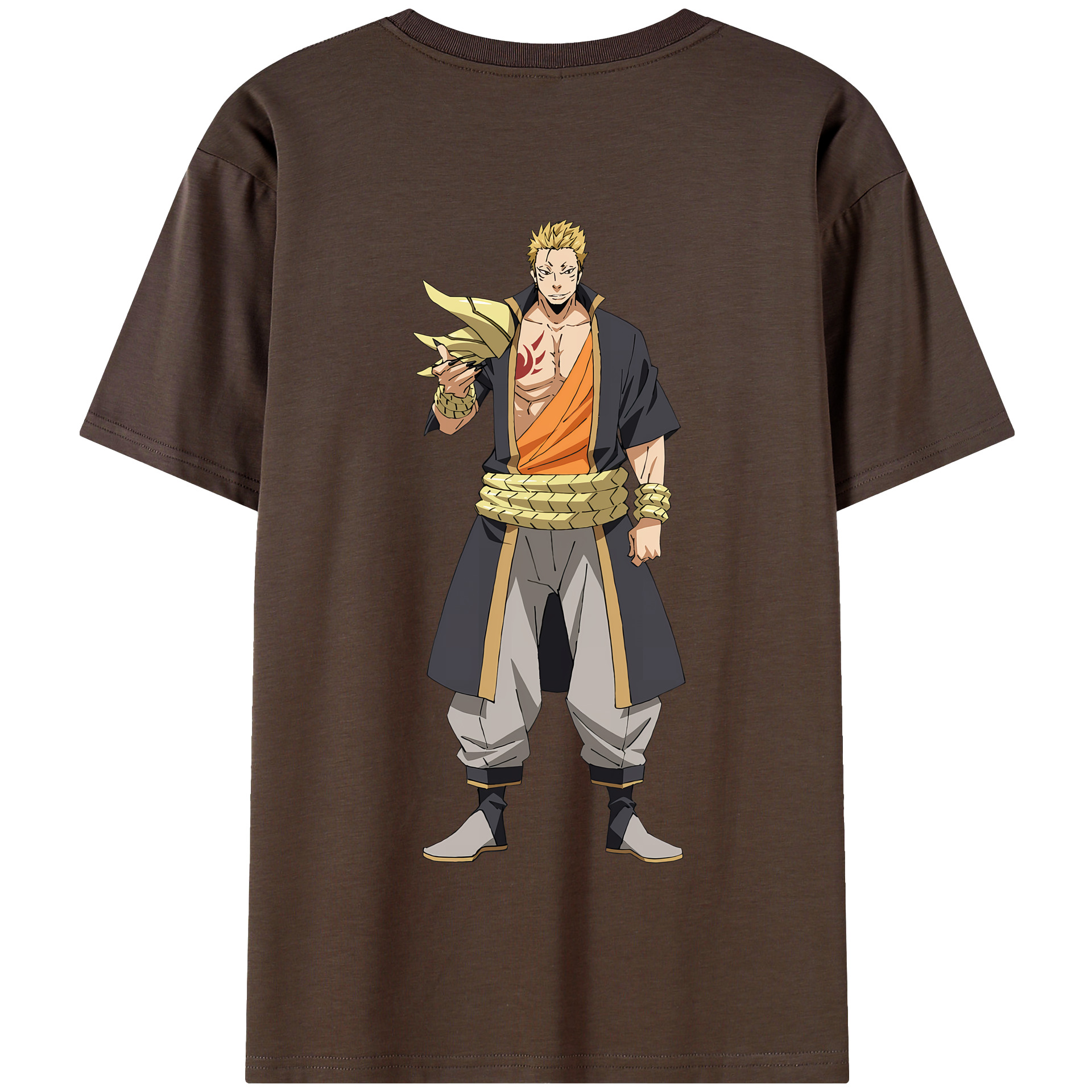 （画像用） 転スラ Regarding Reincarnated to Slime 綿100％半袖Tシャツ（背面プリント）