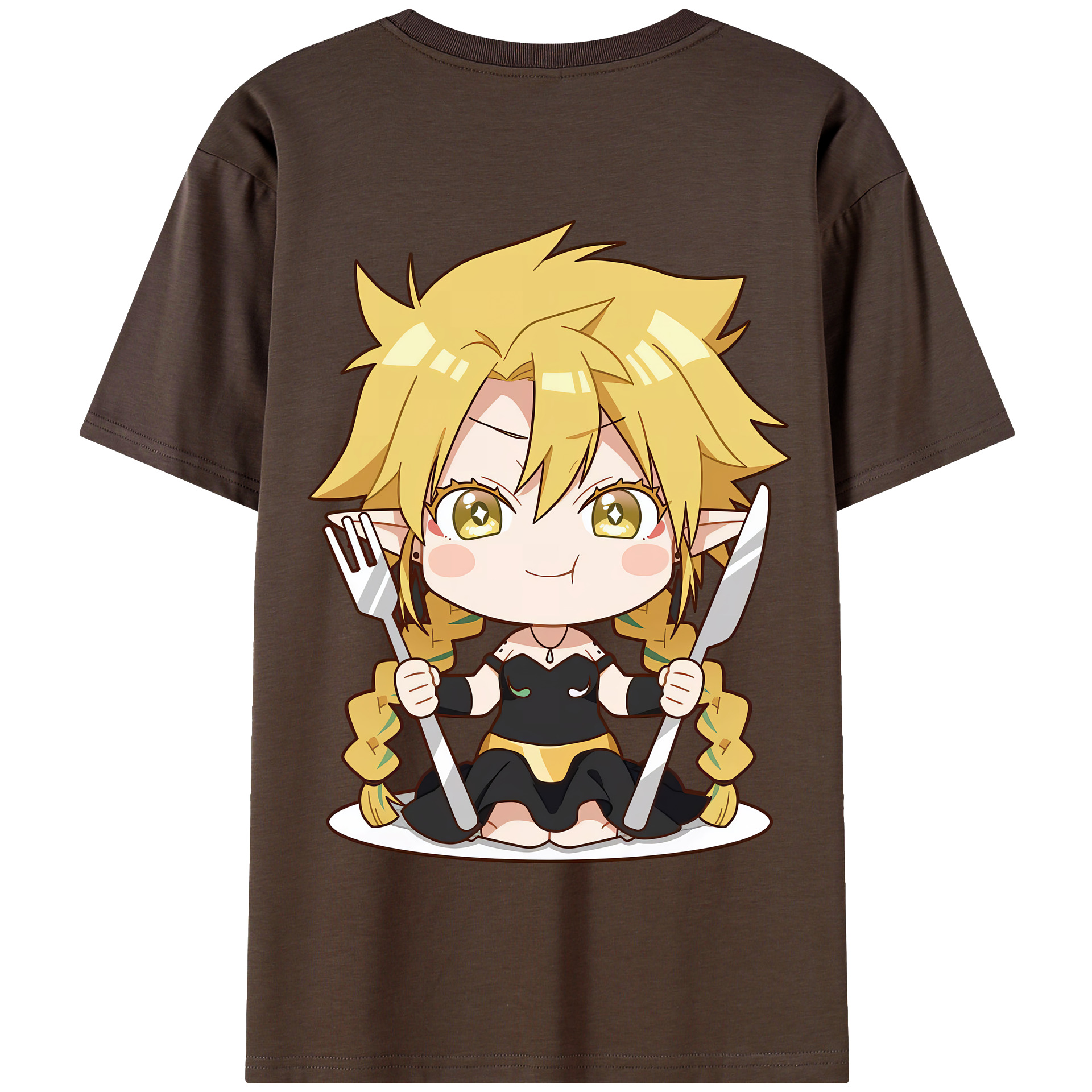 （画像用） 転スラ Regarding Reincarnated to Slime 綿100％半袖Tシャツ（背面プリント）