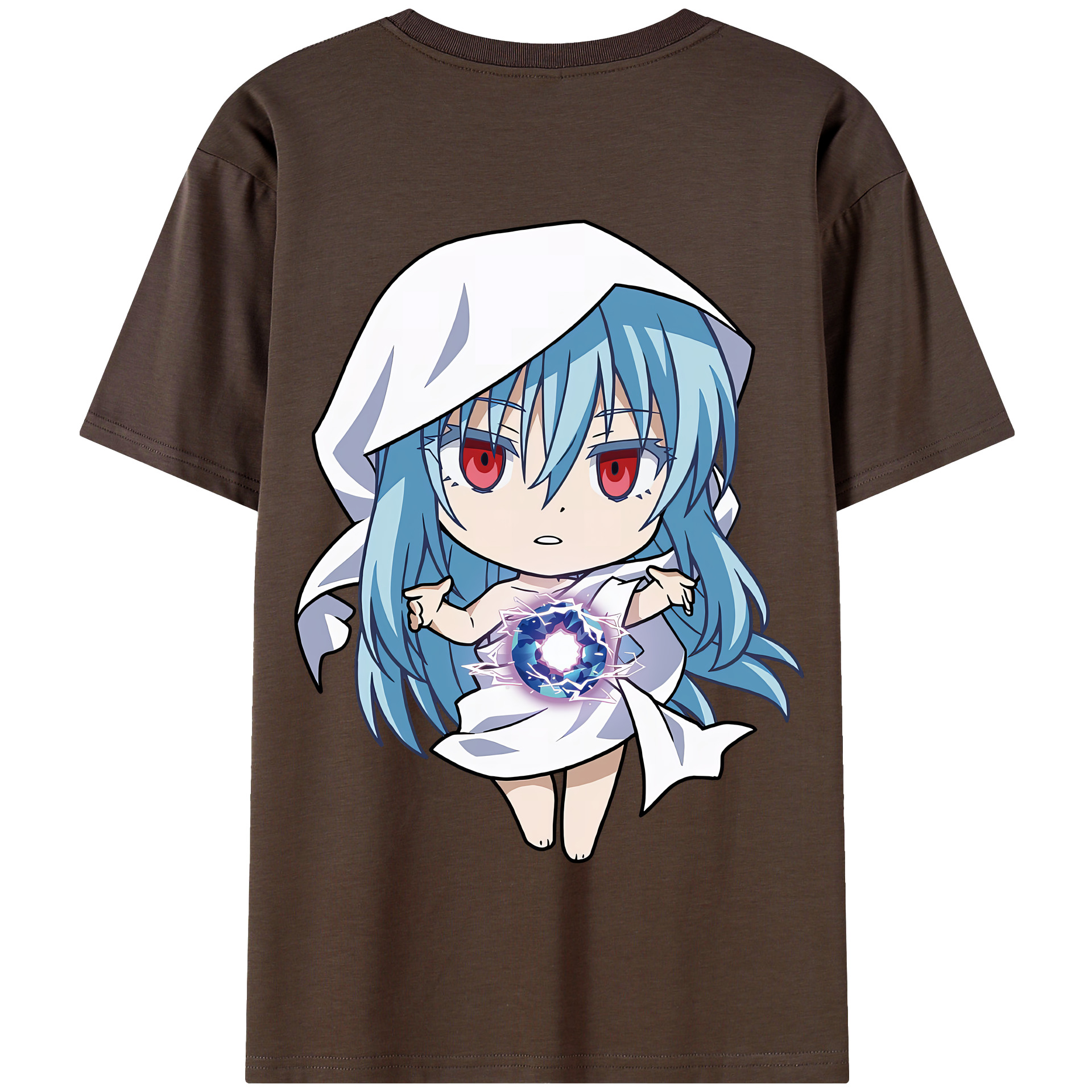 （画像用） 転スラ Regarding Reincarnated to Slime 綿100％半袖Tシャツ（背面プリント）