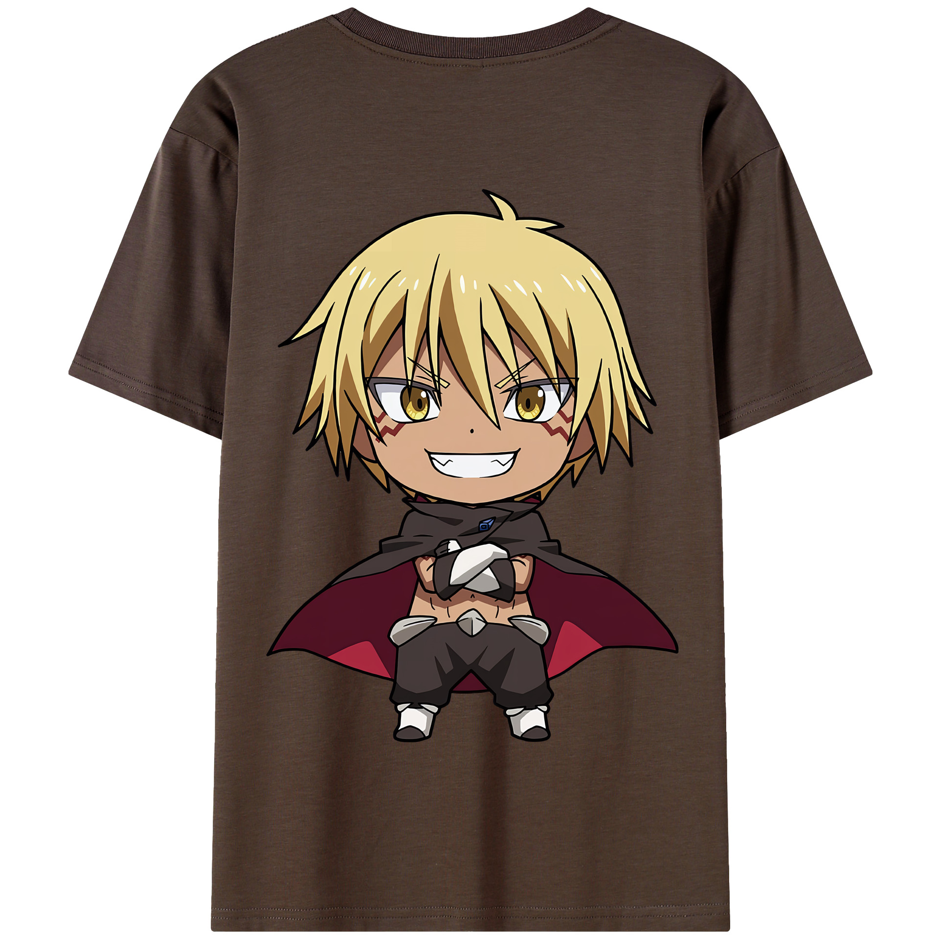 （画像用） 転スラ Regarding Reincarnated to Slime 綿100％半袖Tシャツ（背面プリント）