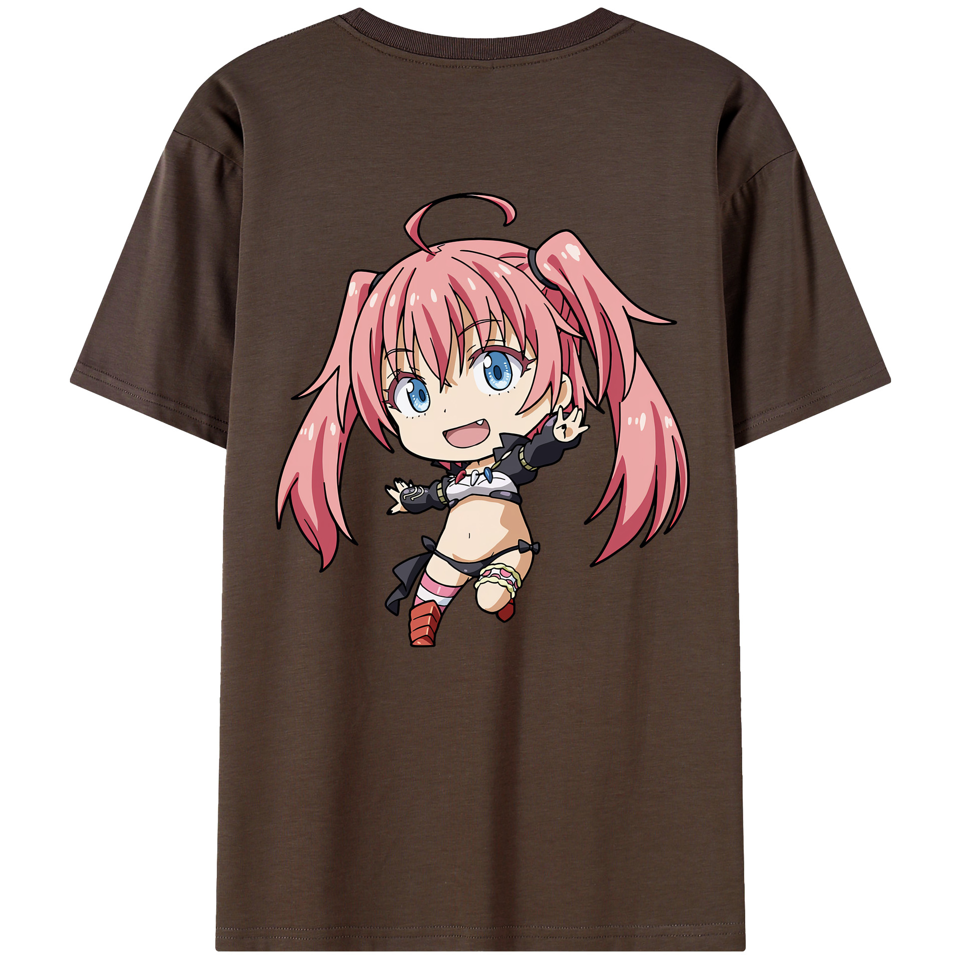 （画像用） 転スラ Regarding Reincarnated to Slime 綿100％半袖Tシャツ（背面プリント）