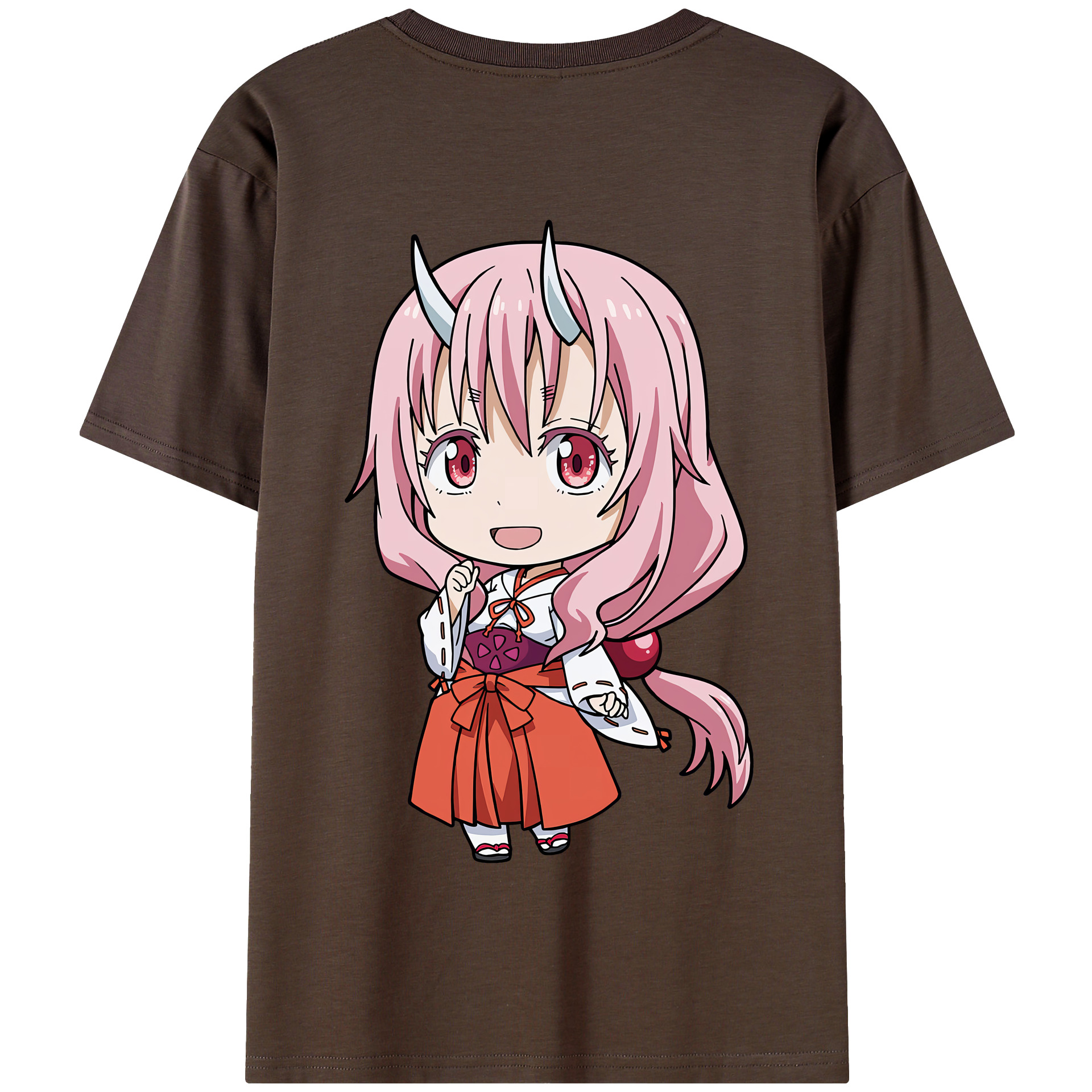 （画像用） 転スラ Regarding Reincarnated to Slime 綿100％半袖Tシャツ（背面プリント）
