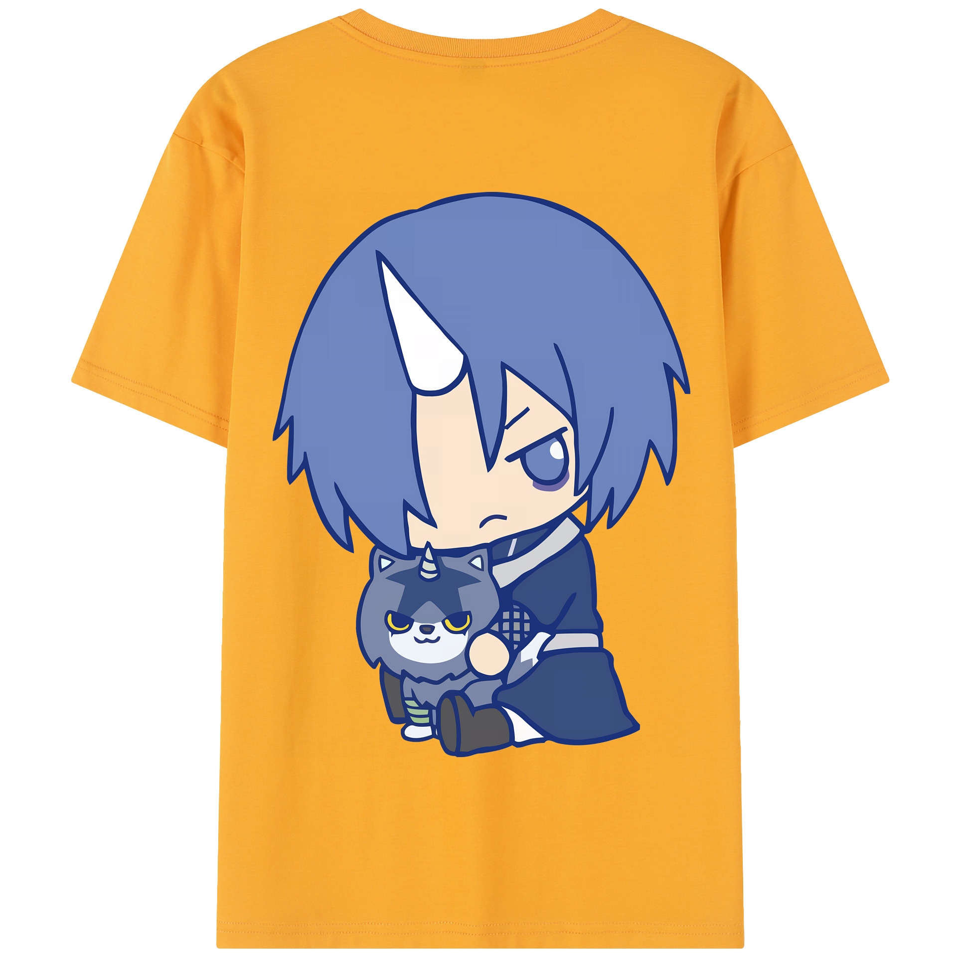 （画像用） 転スラ Regarding Reincarnated to Slime 綿100％半袖Tシャツ（背面プリント）