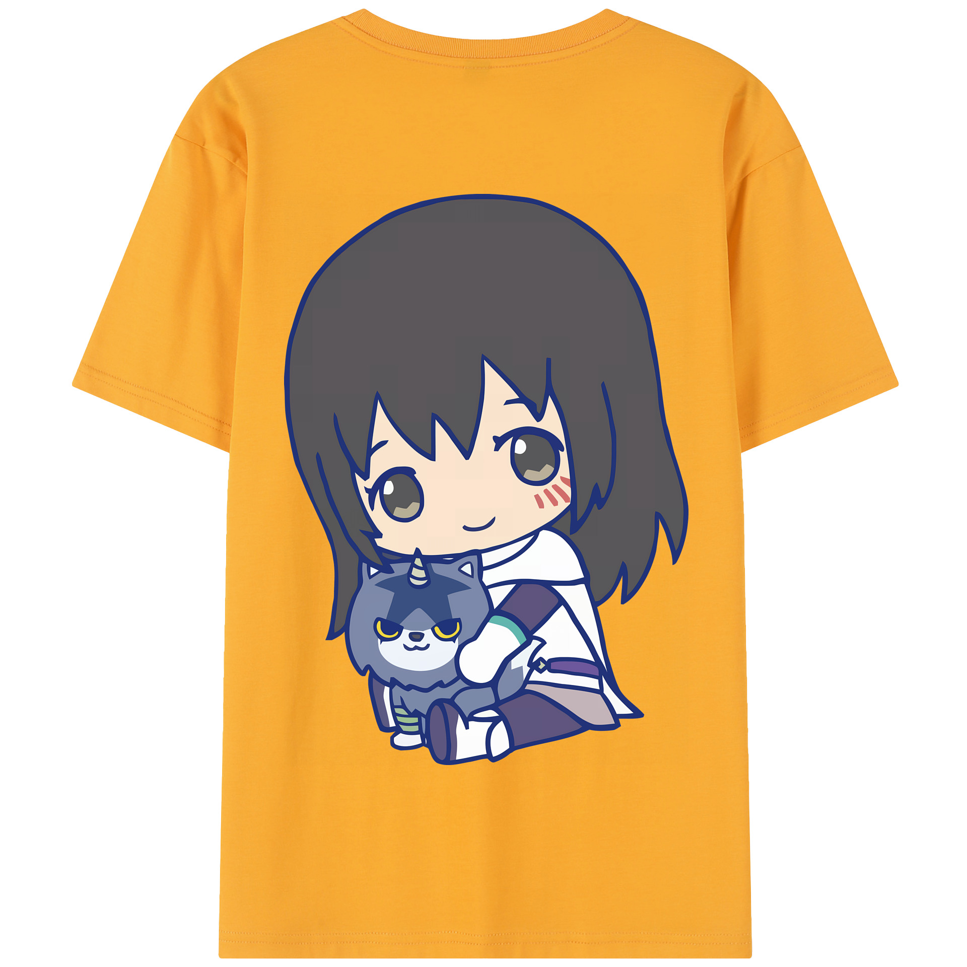 （画像用） 転スラ Regarding Reincarnated to Slime 綿100％半袖Tシャツ（背面プリント）