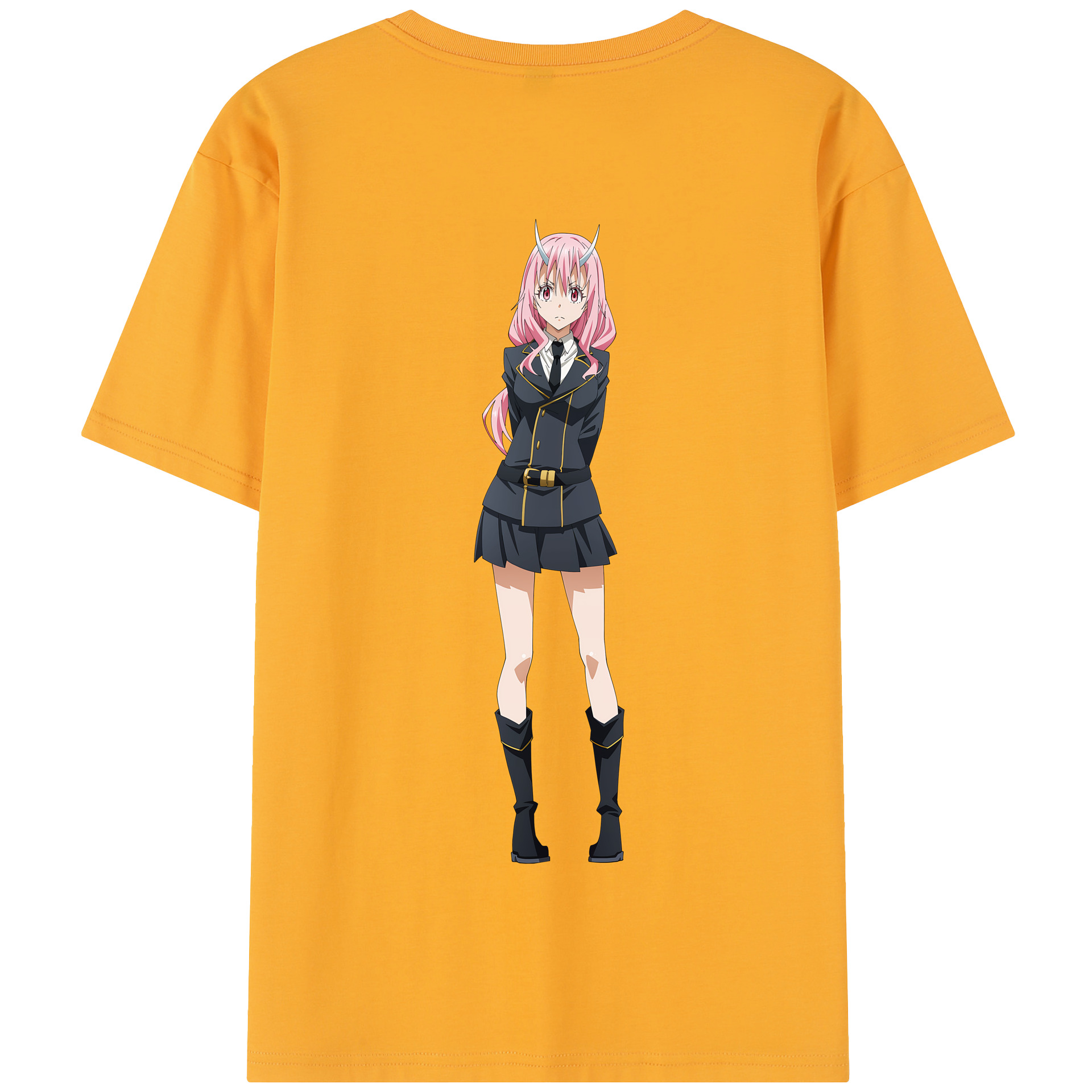 （画像用） 転スラ Regarding Reincarnated to Slime 綿100％半袖Tシャツ（背面プリント）