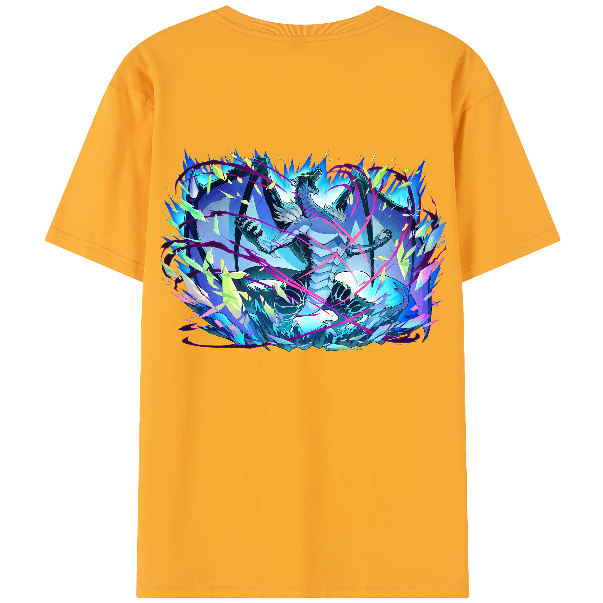 （画像用） 転スラ Regarding Reincarnated to Slime 綿100％半袖Tシャツ（背面プリント）
