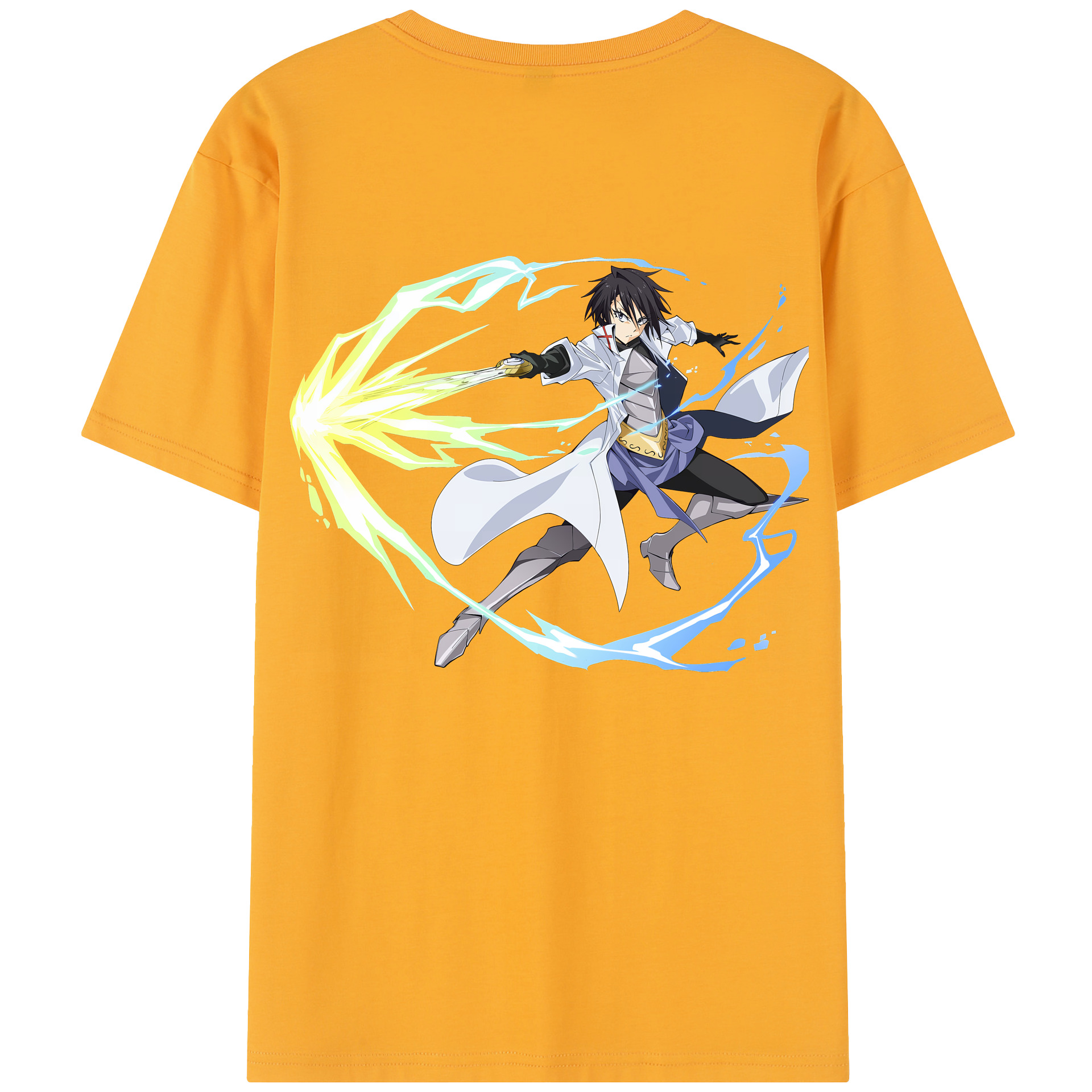 （画像用） 転スラ Regarding Reincarnated to Slime 綿100％半袖Tシャツ（背面プリント）
