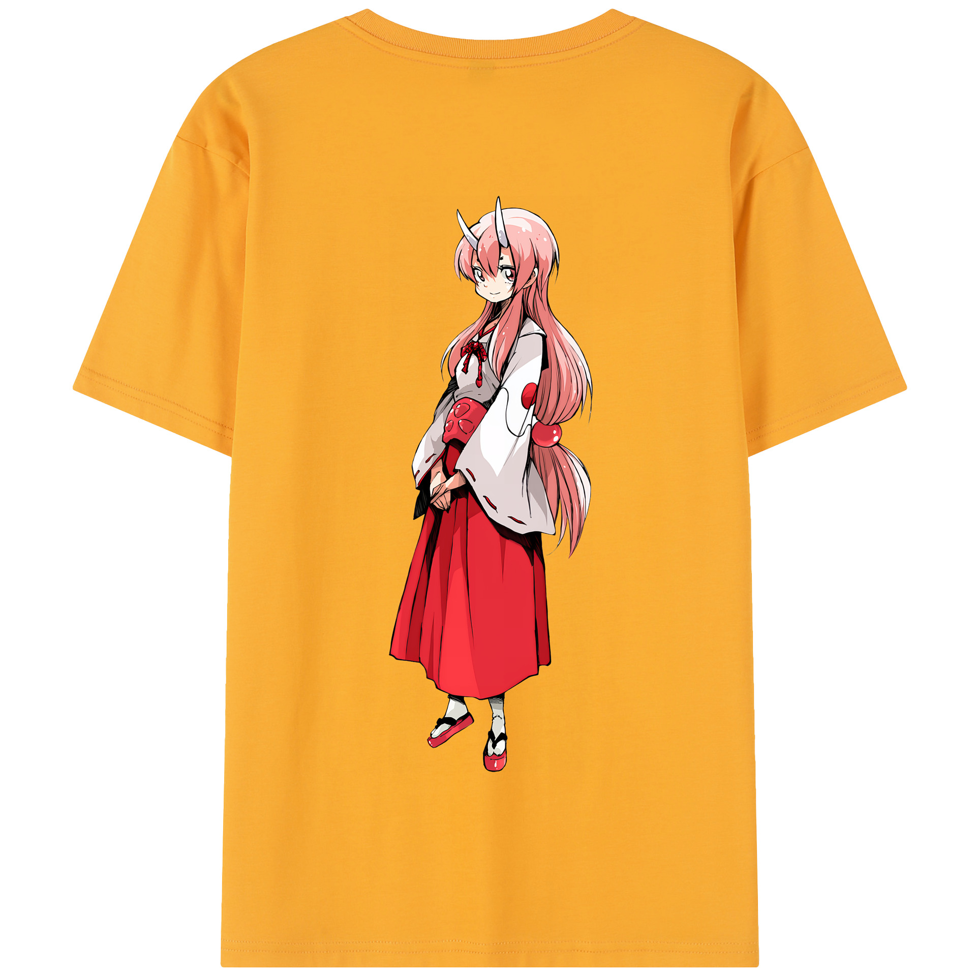 （画像用） 転スラ Regarding Reincarnated to Slime 綿100％半袖Tシャツ（背面プリント）