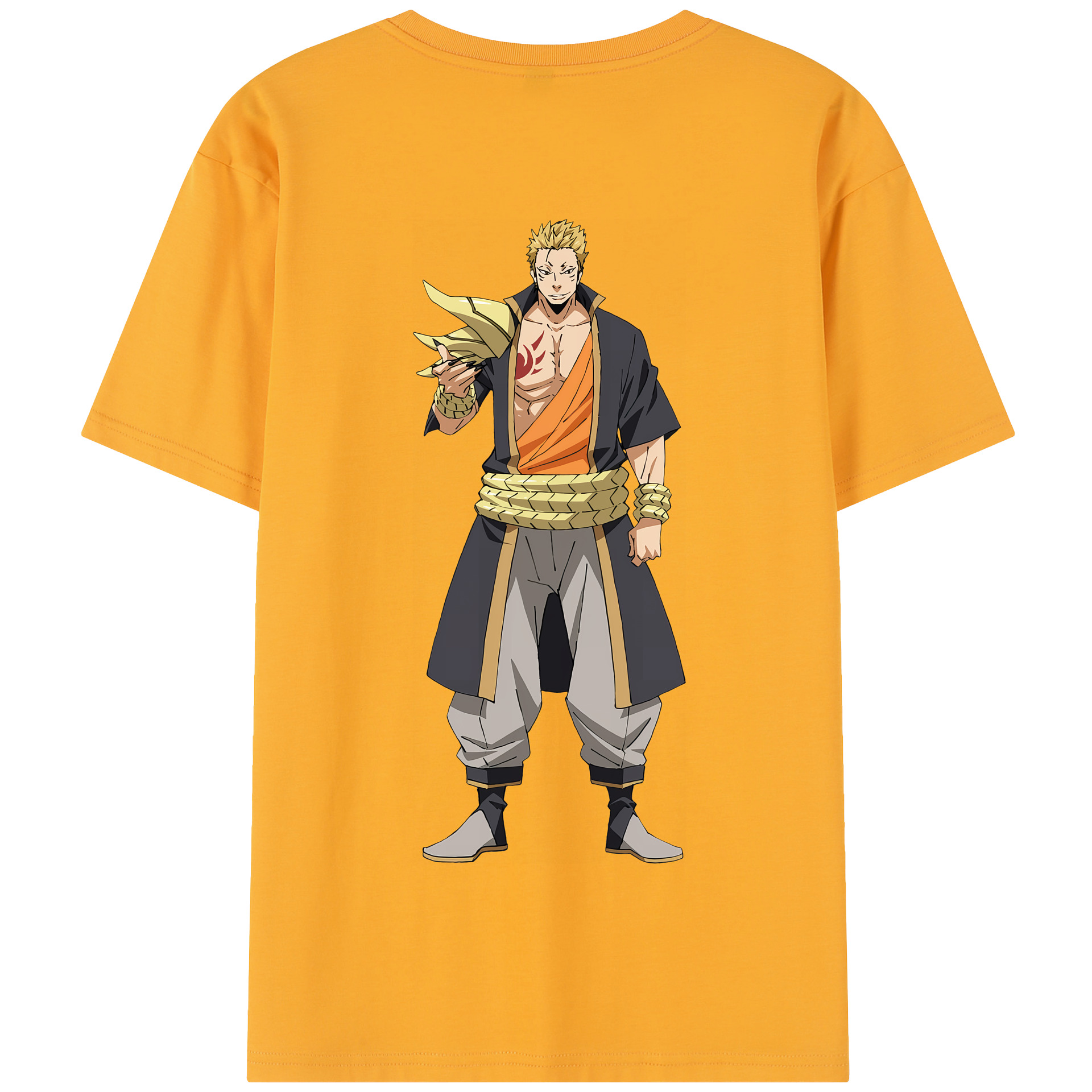 （画像用） 転スラ Regarding Reincarnated to Slime 綿100％半袖Tシャツ（背面プリント）