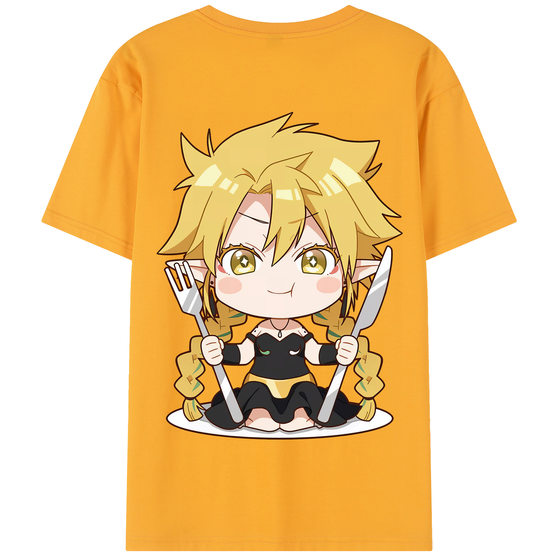（画像用） 転スラ Regarding Reincarnated to Slime 綿100％半袖Tシャツ（背面プリント）
