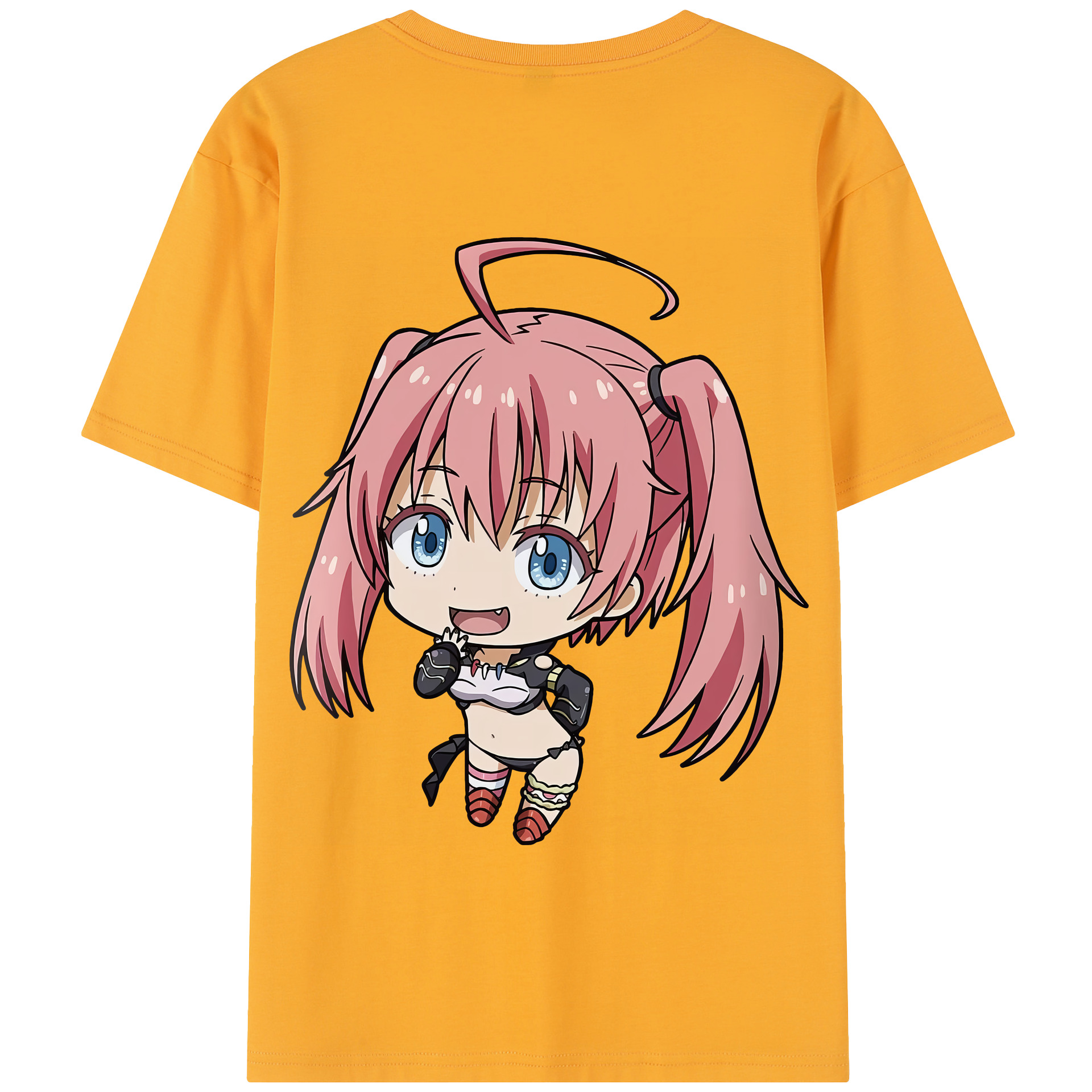（画像用） 転スラ Regarding Reincarnated to Slime 綿100％半袖Tシャツ（背面プリント）