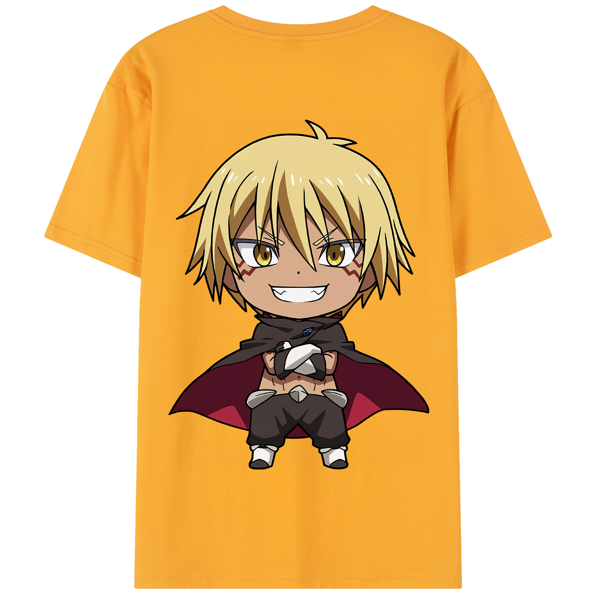（画像用） 転スラ Regarding Reincarnated to Slime 綿100％半袖Tシャツ（背面プリント）