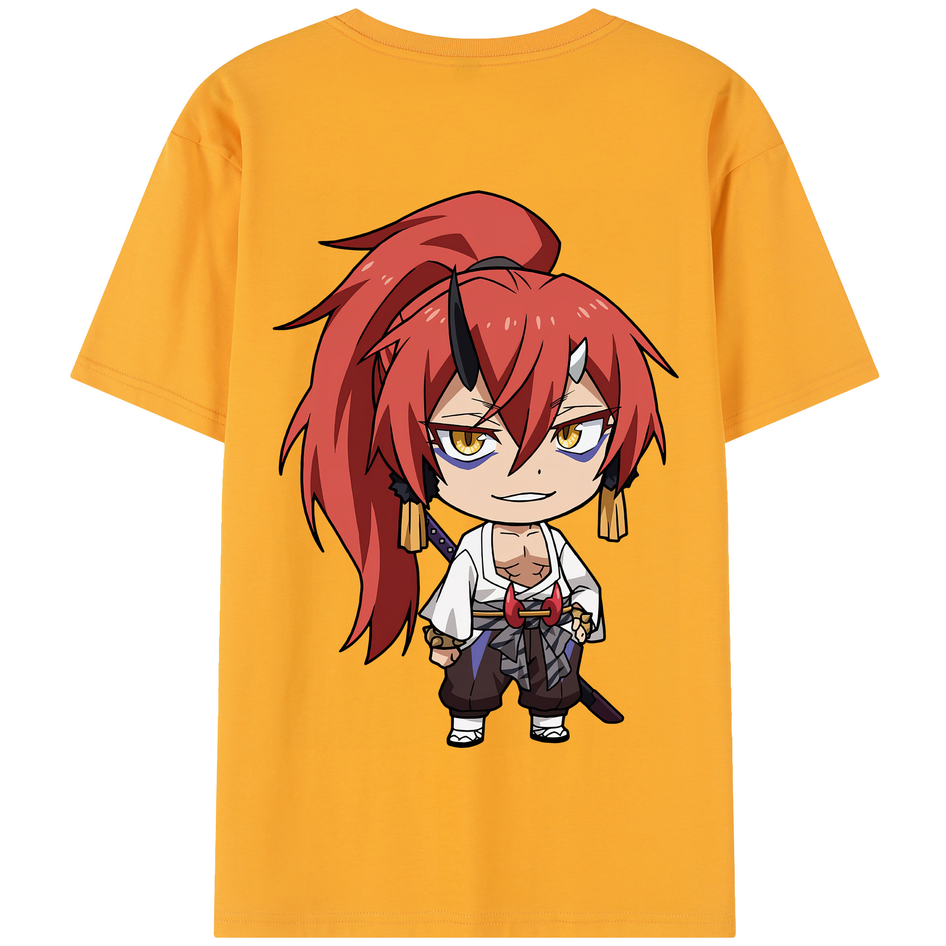（画像用） 転スラ Regarding Reincarnated to Slime 綿100％半袖Tシャツ（背面プリント）