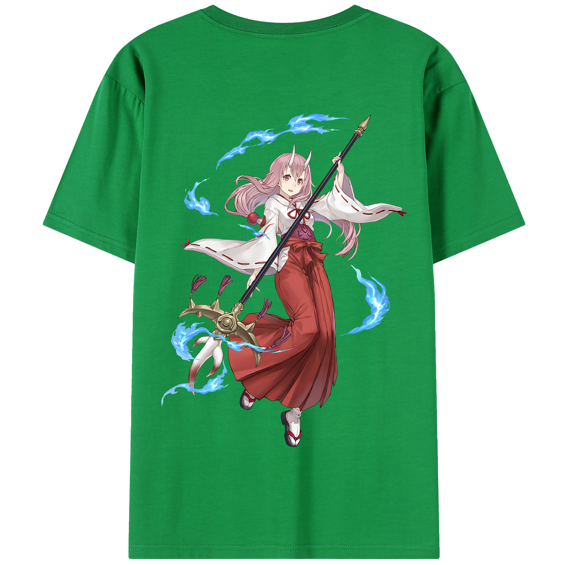 （画像用） 転スラ Regarding Reincarnated to Slime 綿100％半袖Tシャツ（背面プリント）