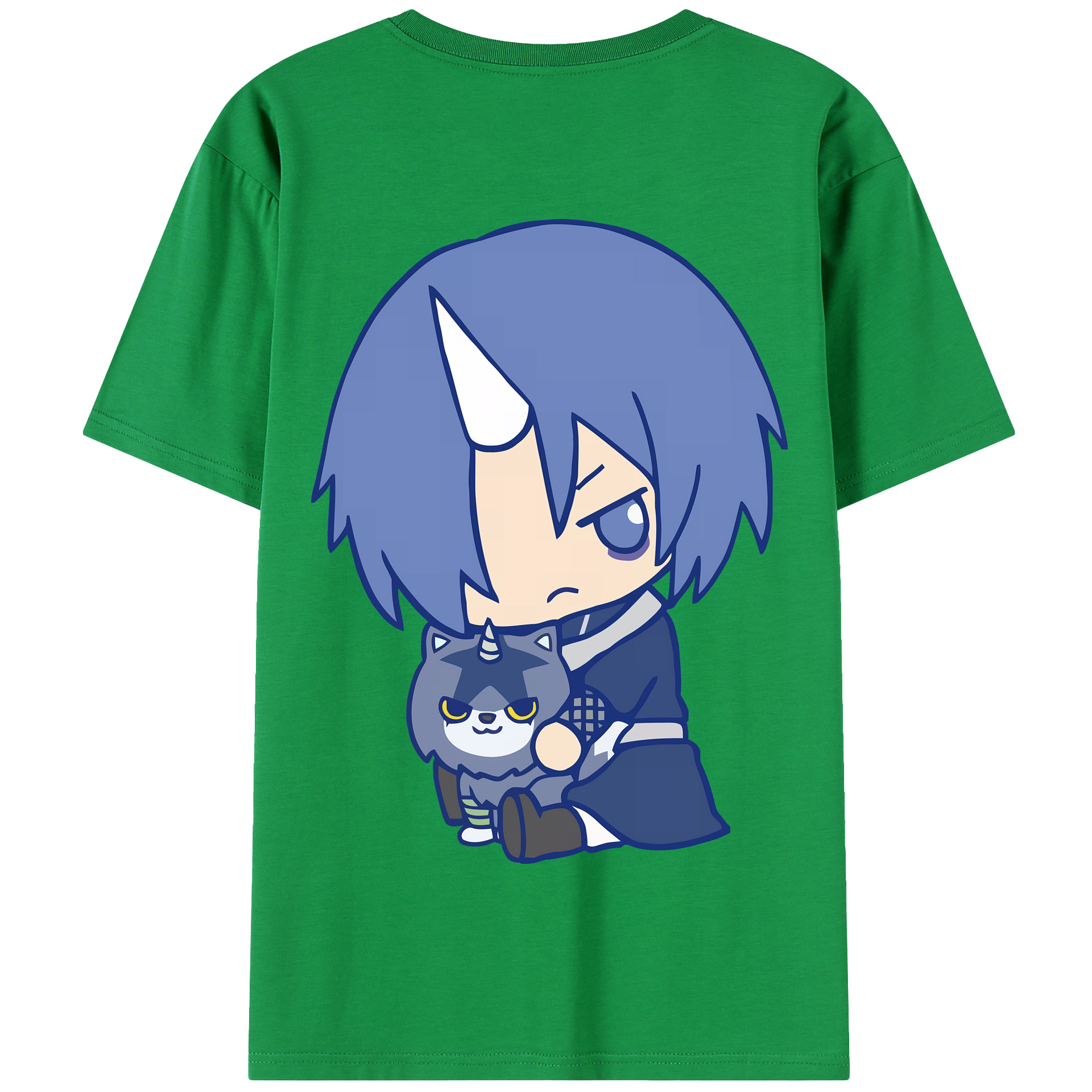 （画像用） 転スラ Regarding Reincarnated to Slime 綿100％半袖Tシャツ（背面プリント）