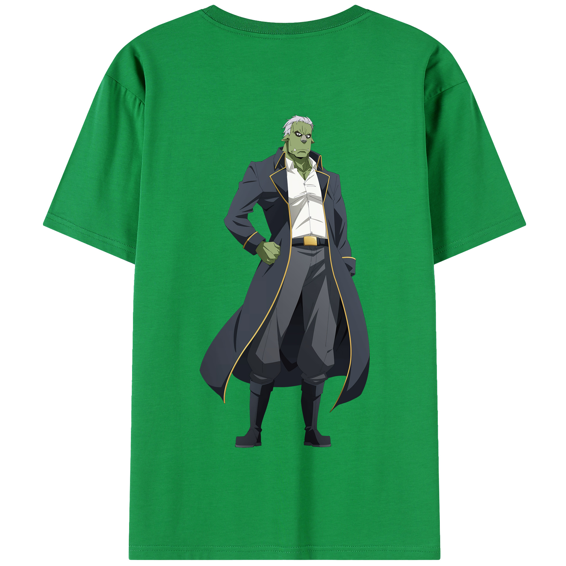 （画像用） 転スラ Regarding Reincarnated to Slime 綿100％半袖Tシャツ（背面プリント）